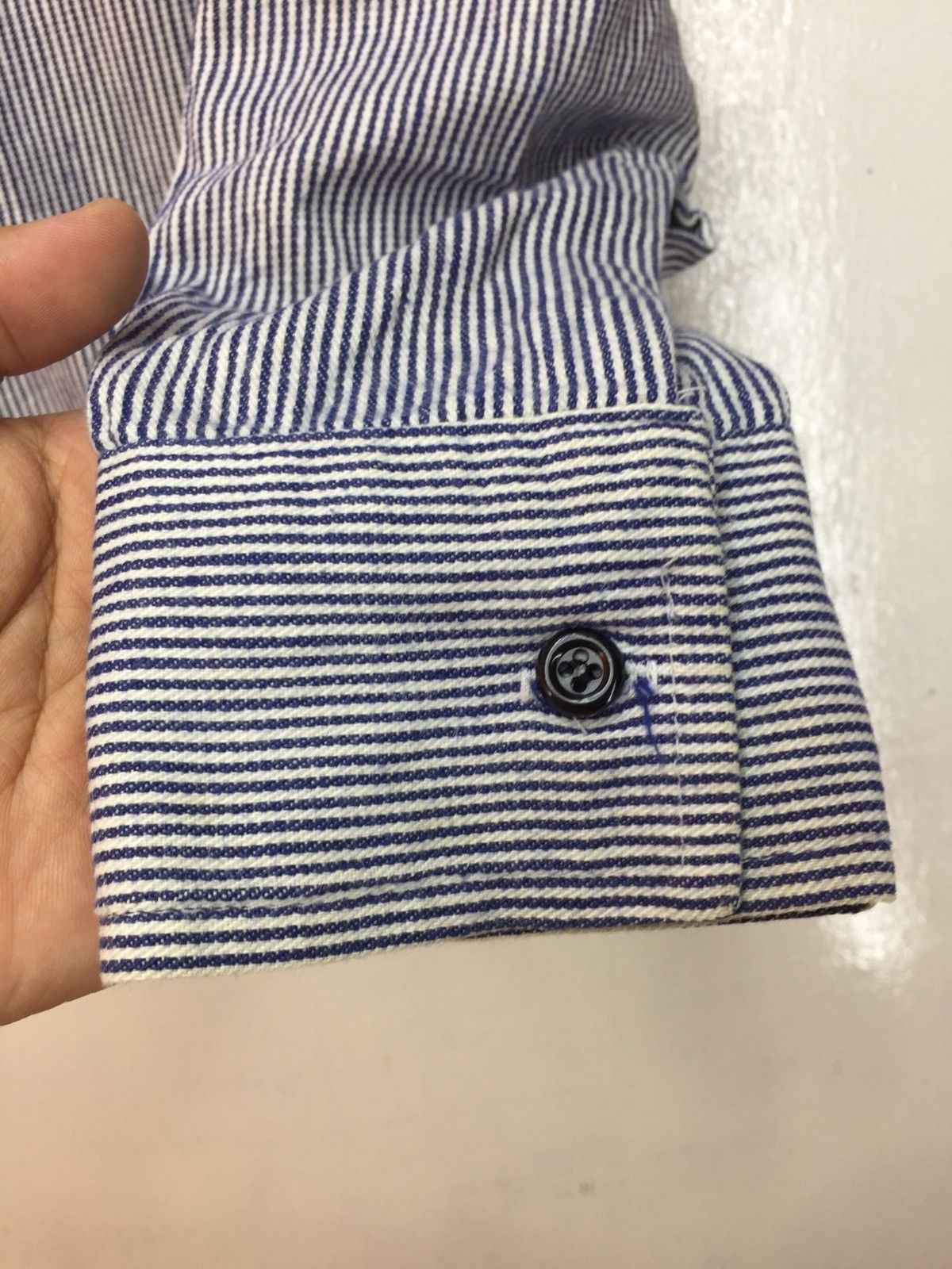 Vintage Vintage Key Wabash Stripe Shirt Size US XL / EU 56 / 4 - 5 Thumbnail