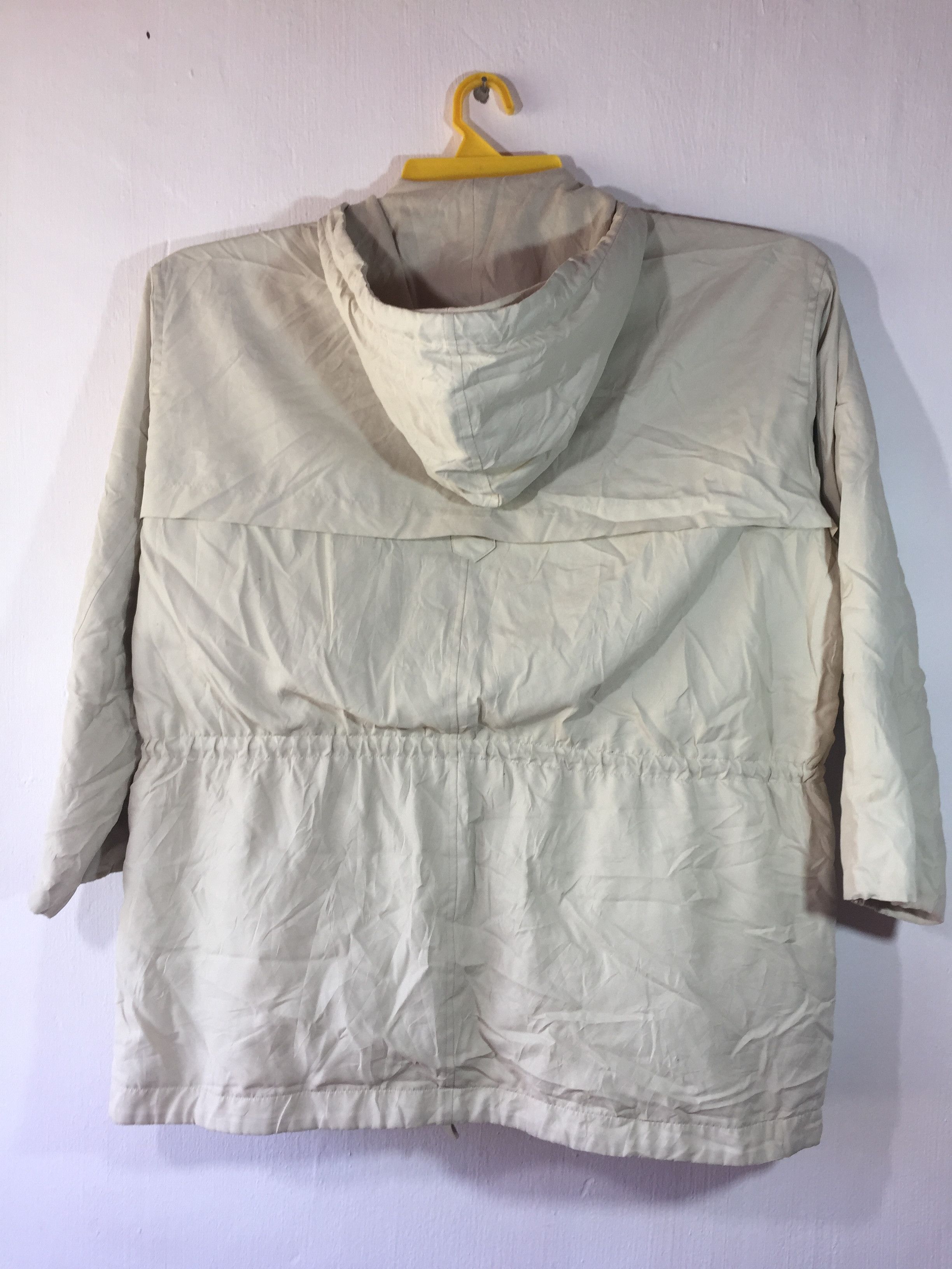 Issey Miyake VINTAGE ISSEY MIYAKE WINDCOAT DRAWSTRING HOODIE JACKET Size US XL / EU 56 / 4 - 2 Thumbnail