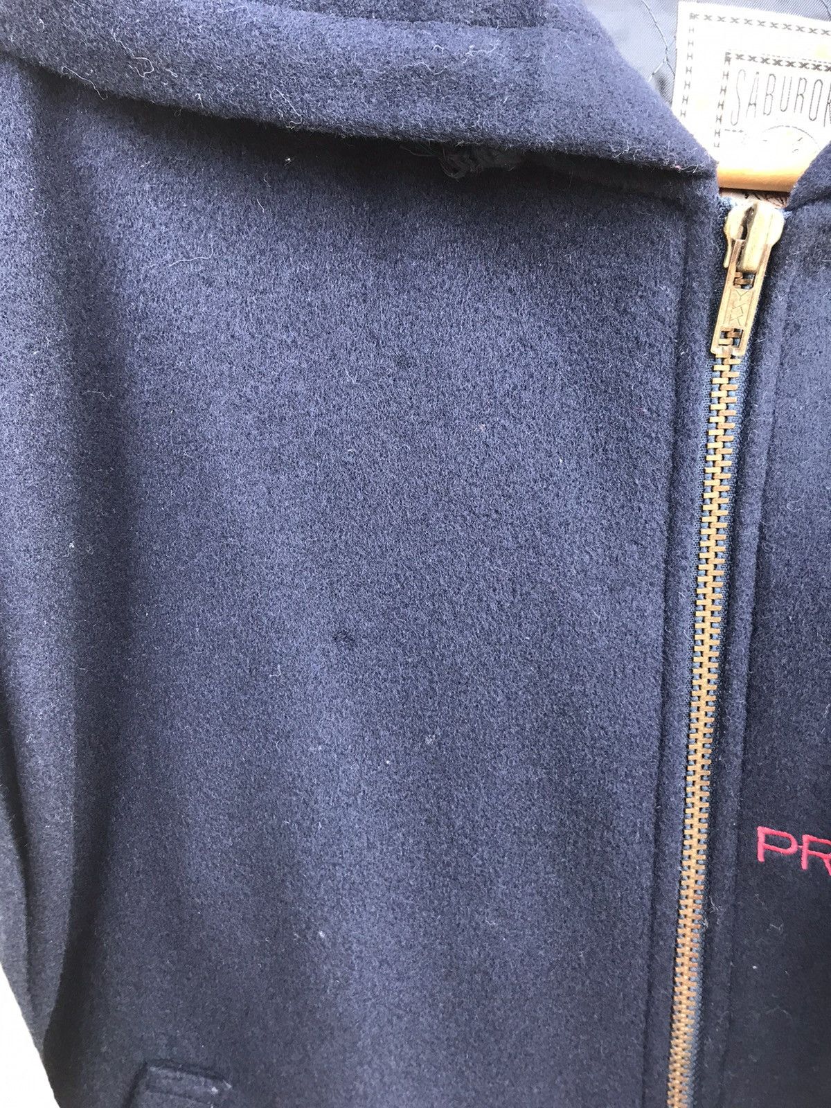 Japanese Brand Sabaruku Wear Hooded Varsity Jacket Size US M / EU 48-50 / 2 - 8 Thumbnail