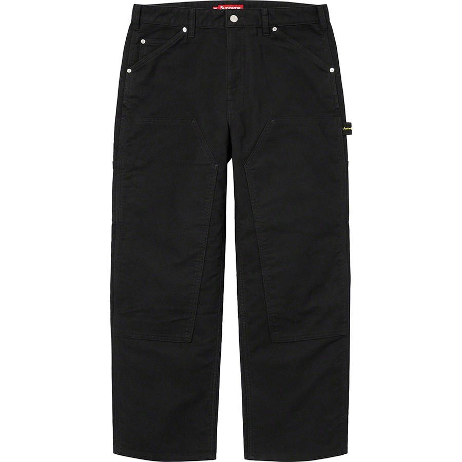 image of Supreme Moleskin Double Knee Painter Pant Black, Men's (Size 34)