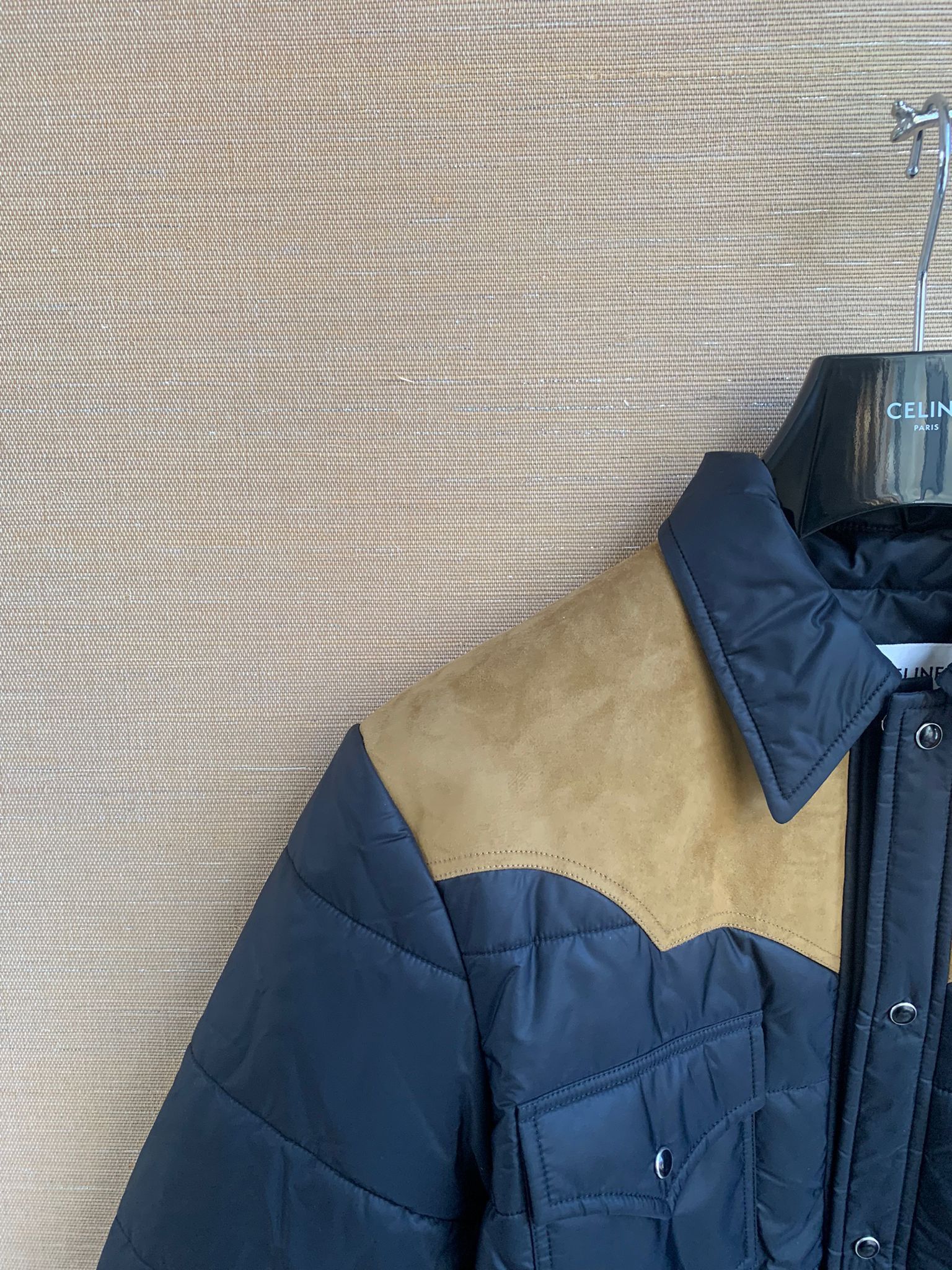 Celine Padded Jacket in Black Size US M / EU 48-50 / 2 - 3 Thumbnail