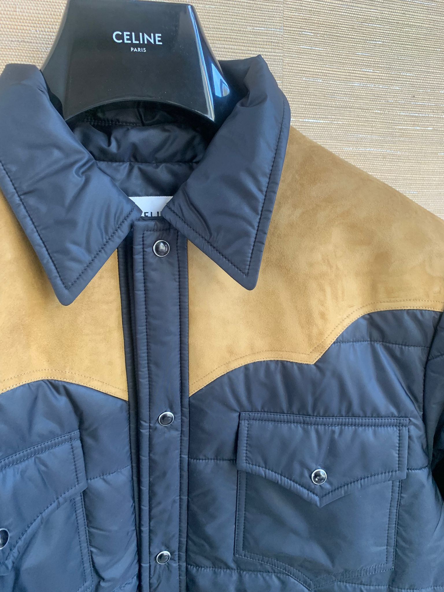 Celine Padded Jacket in Black Size US M / EU 48-50 / 2 - 5 Thumbnail