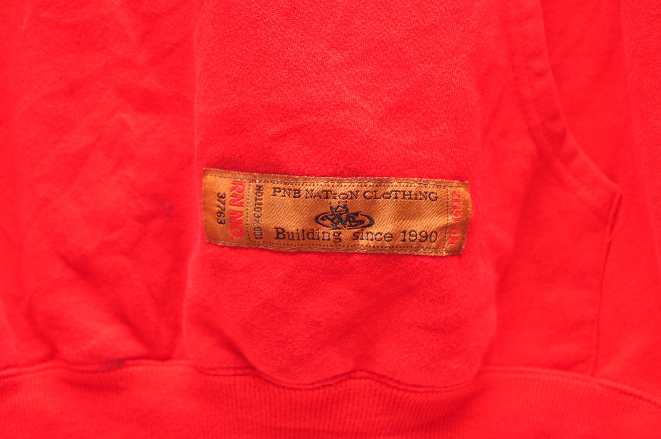 Japanese Brand × Vintage Vintage PNB Nation Clothing Hoodie Sweatshirt Fashion Style Size US XL / EU 56 / 4 - 3 Thumbnail
