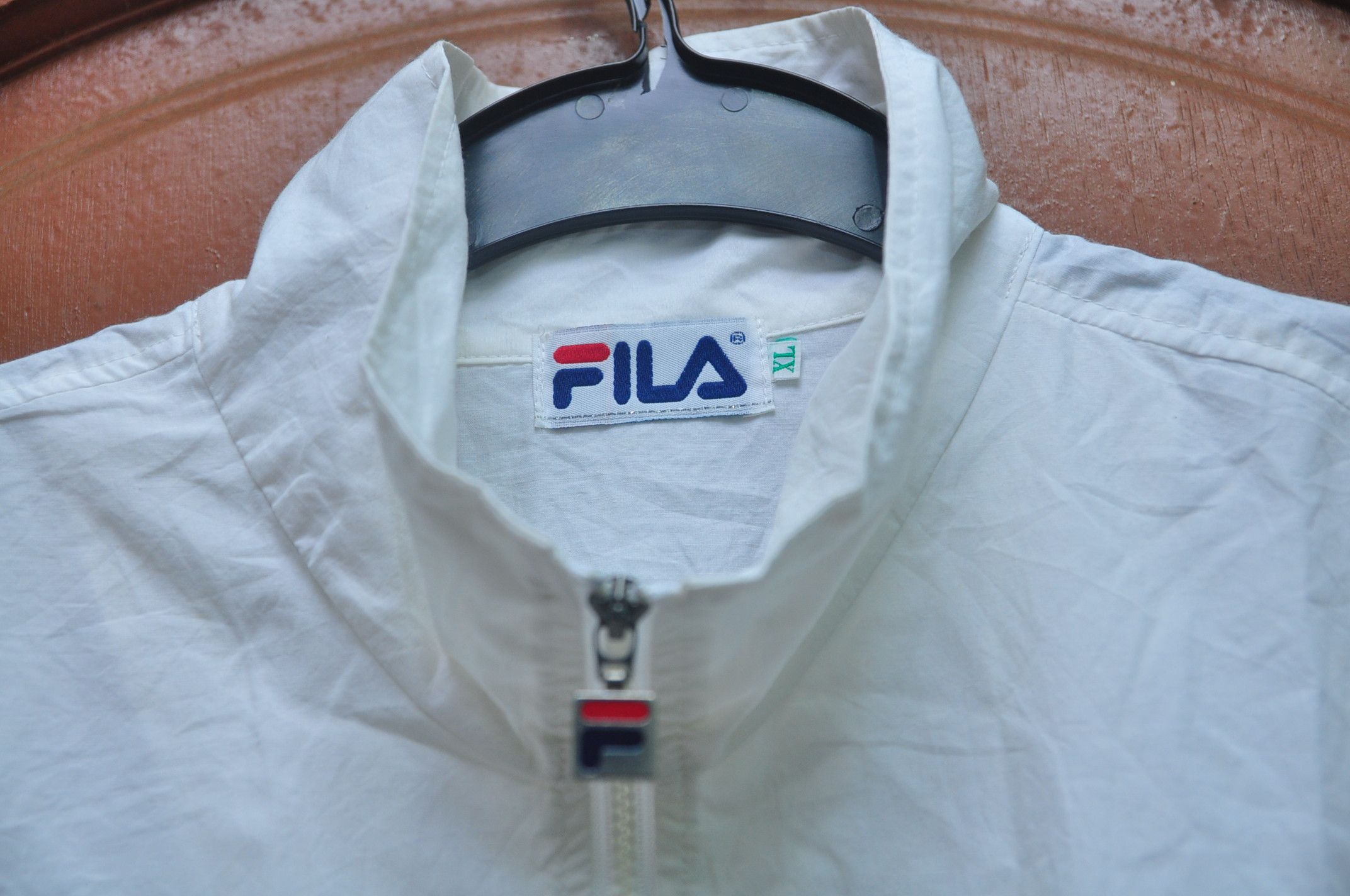Fila × Japanese Brand × Vintage Vinatge Fila White Sweater / hip hop swag skate Size US XL / EU 56 / 4 - 4 Thumbnail
