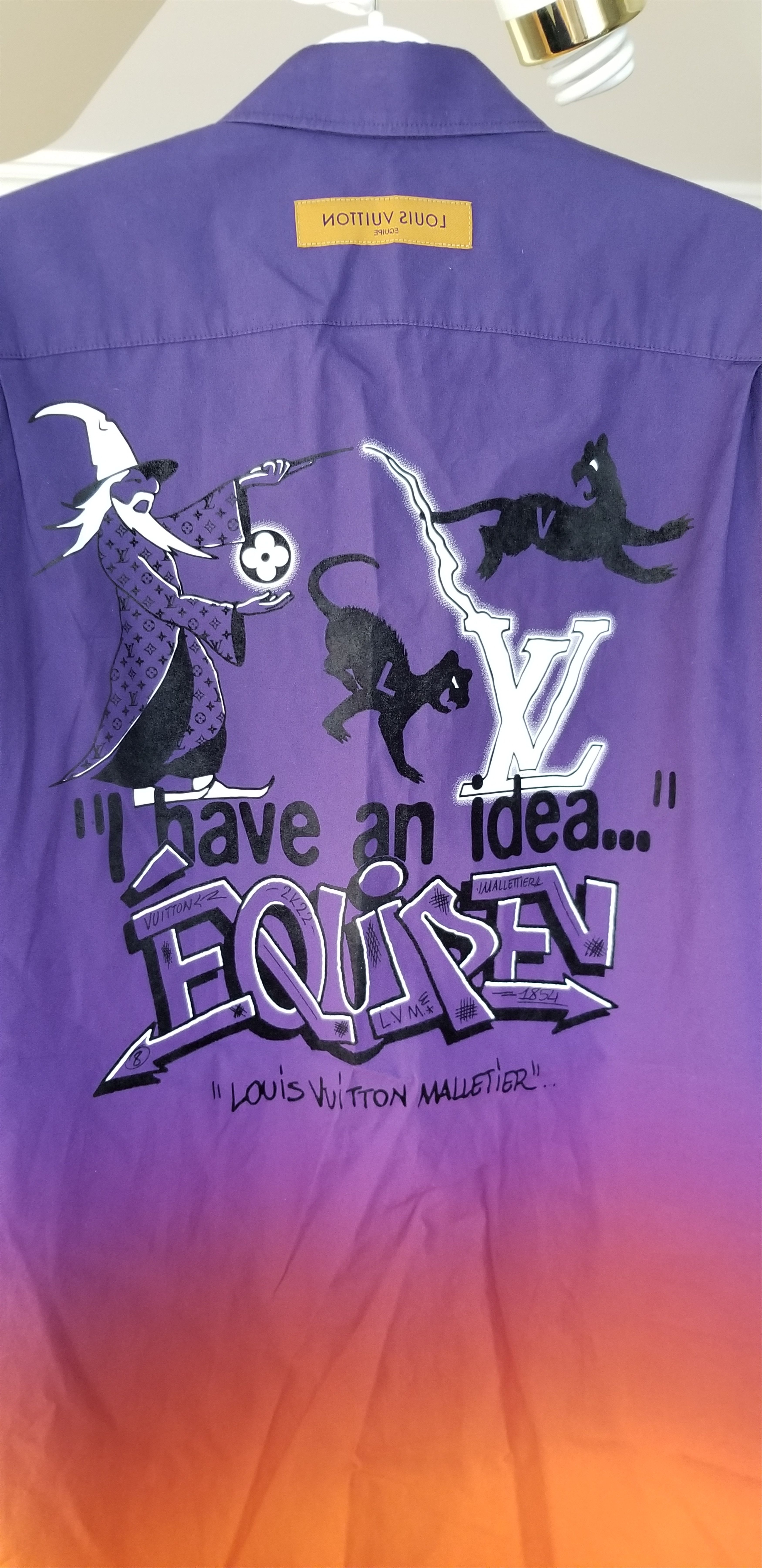 Louis Vuitton Louis Vuitton Virgil Abloh Équipe Shirt Size US M / EU 48-50 / 2 - 5 Thumbnail