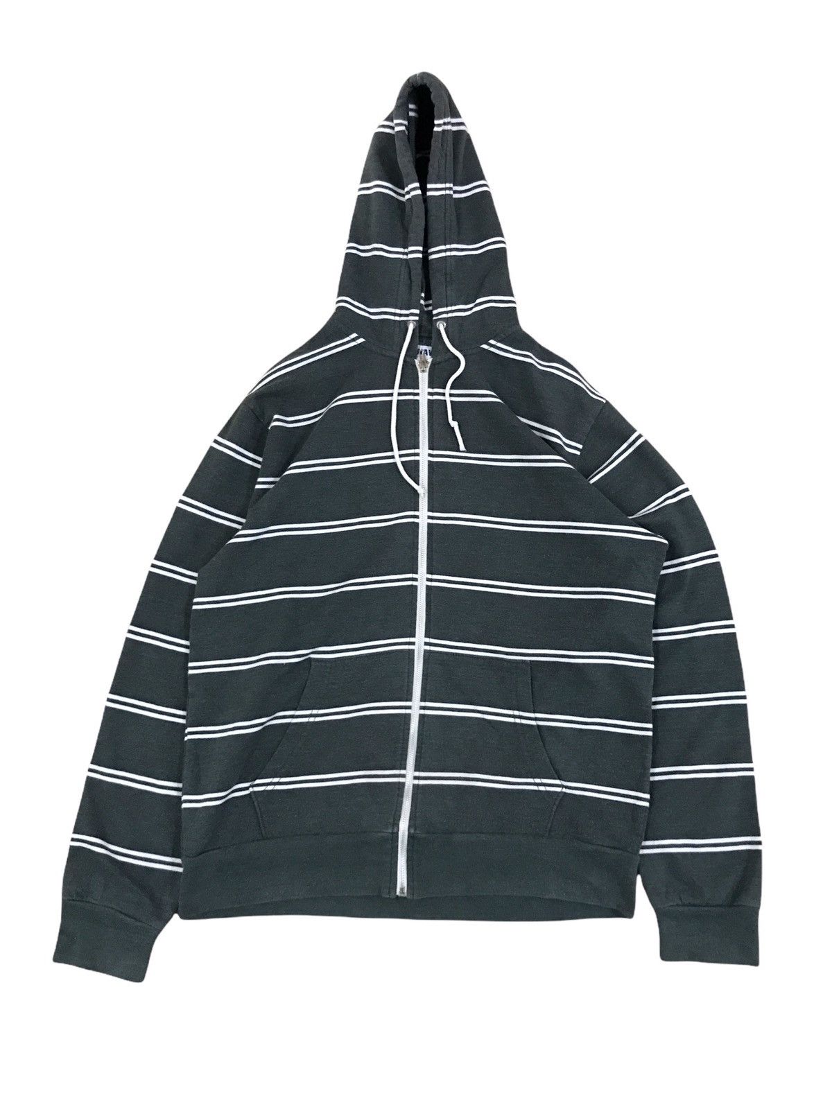 Vintage Old Navy Stripes Hoodie Zipper