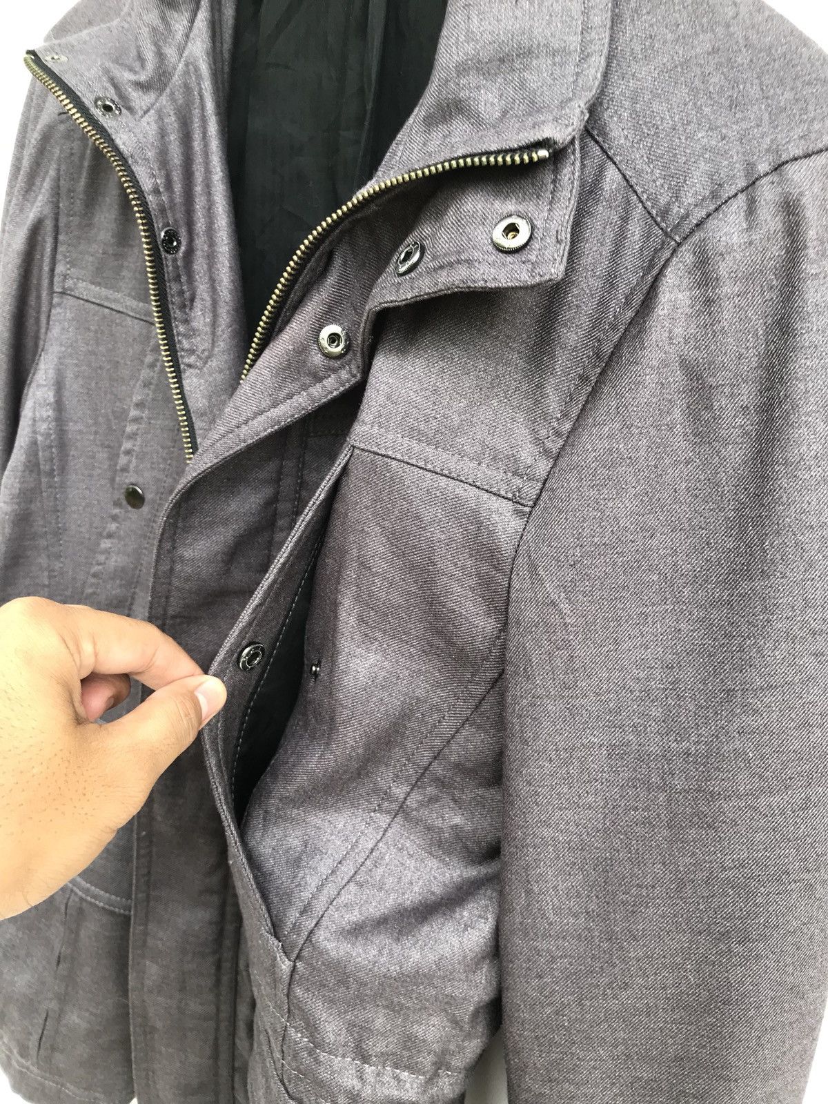 Japanese Brand Japanese Brand Jun Men Biker Military Design Zipper Jacket Size US M / EU 48-50 / 2 - 4 Thumbnail