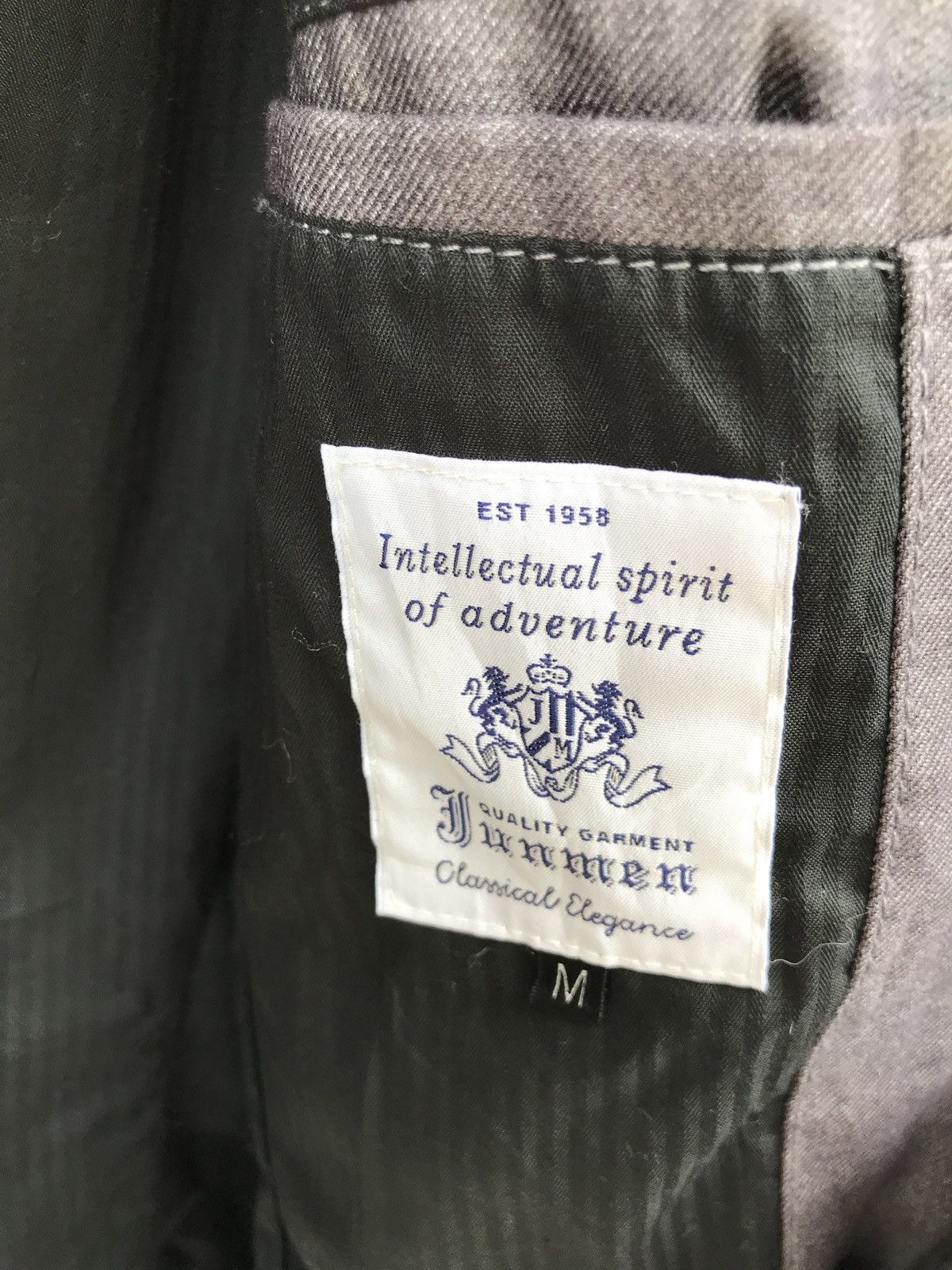 Japanese Brand Japanese Brand Jun Men Biker Military Design Zipper Jacket Size US M / EU 48-50 / 2 - 6 Thumbnail
