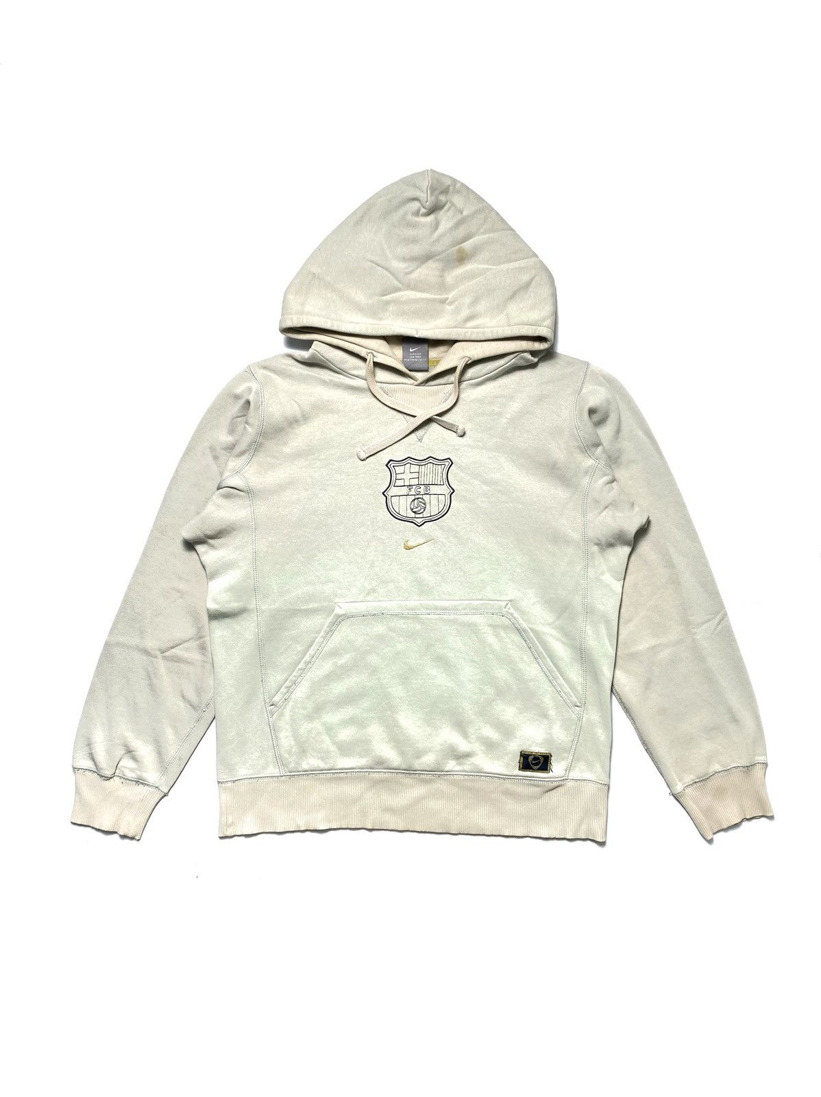 Nike × Vintage Vintage Nike Center Swoosh FC Barcalona Travis Scott Hoodie Size US XL / EU 56 / 4 - 1 Thumbnail