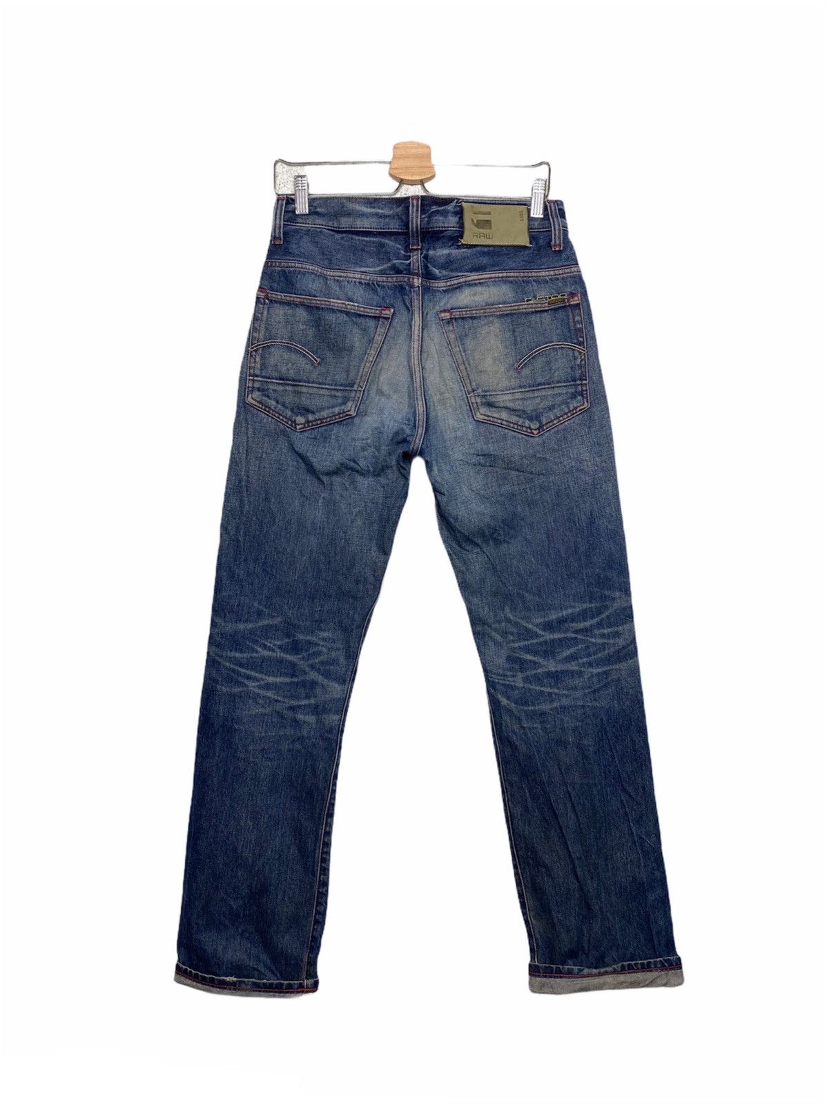 G-Star × Japanese Brand Vintage Gstar Raw Distressed Selvedge Denim Size US 30 / EU 46 - 2 Thumbnail