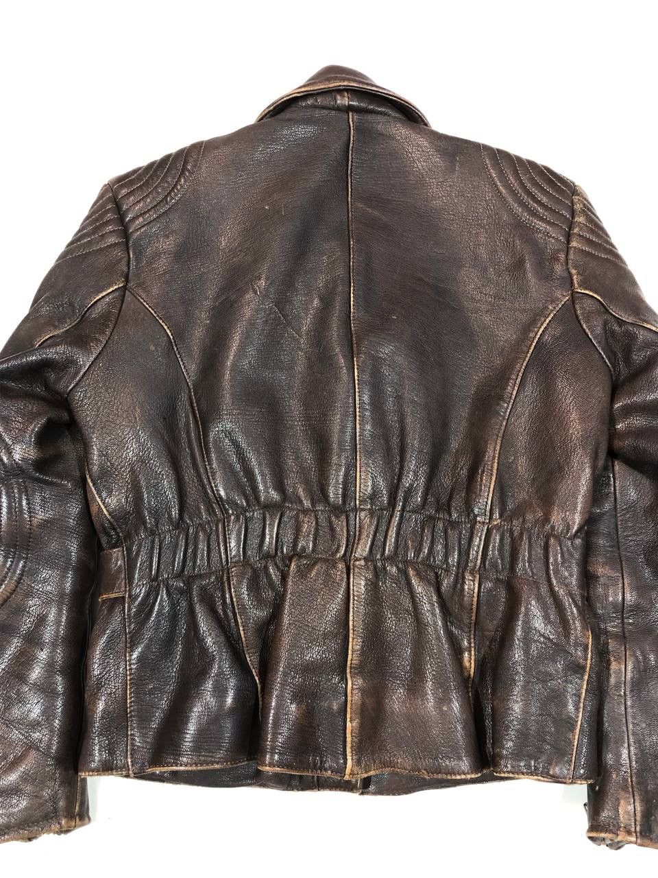 Genuine Leather Wings Leather Moto Biker Jacket Vintage Size US S / EU 44-46 / 1 - 9 Thumbnail