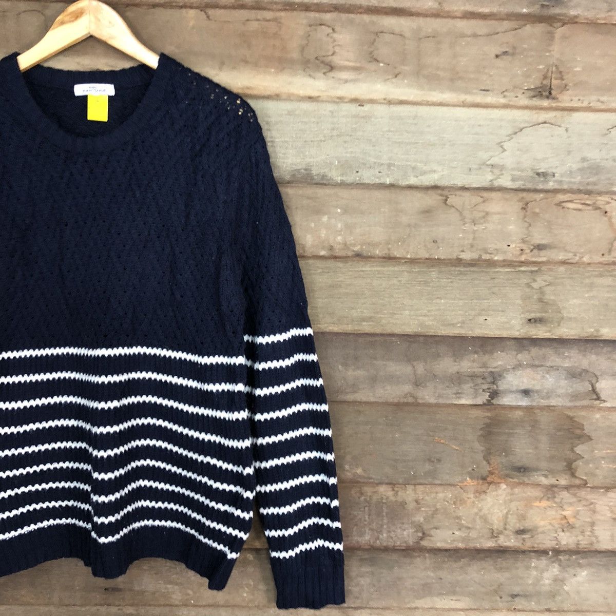 Homespun Knitwear Avant Grade Blue stripe Knitwear #3949 Size US L / EU 52-54 / 3 - 5 Thumbnail