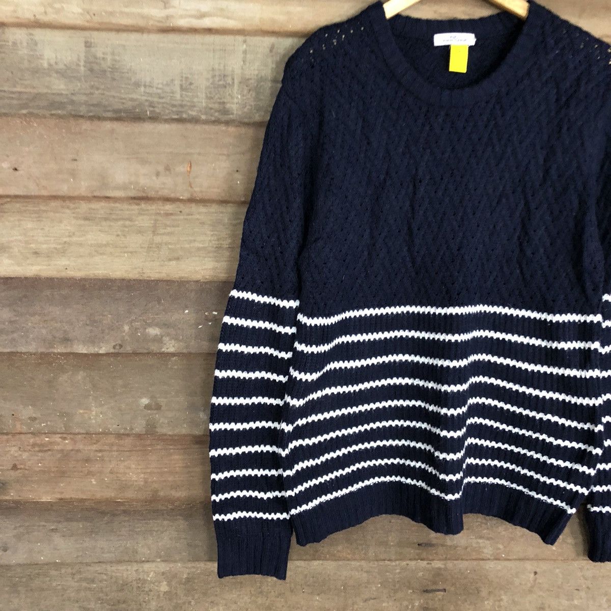 Homespun Knitwear Avant Grade Blue stripe Knitwear #3949 Size US L / EU 52-54 / 3 - 7 Thumbnail