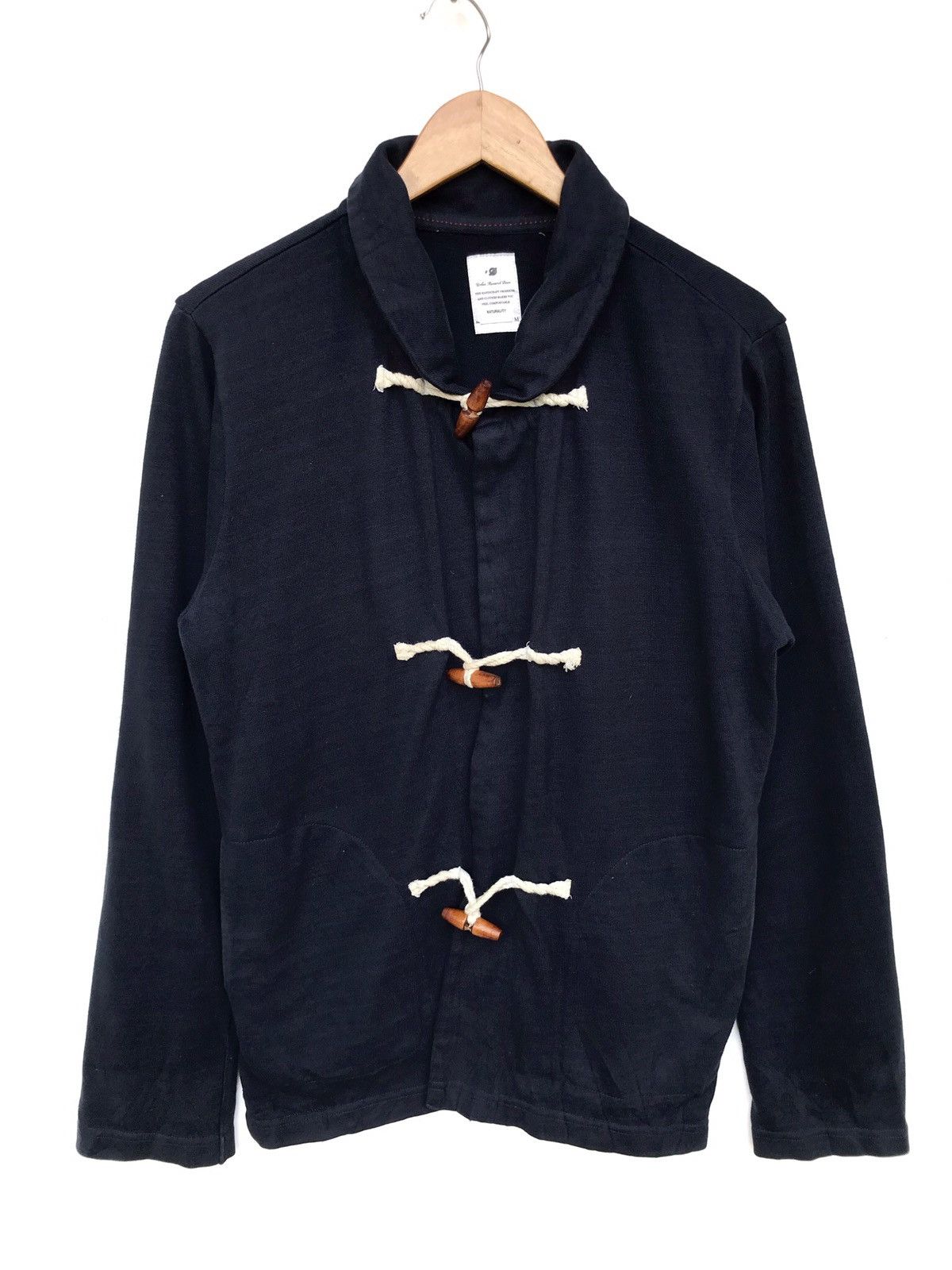 Urban Research Doors Duffle Jacket Kimono Navy