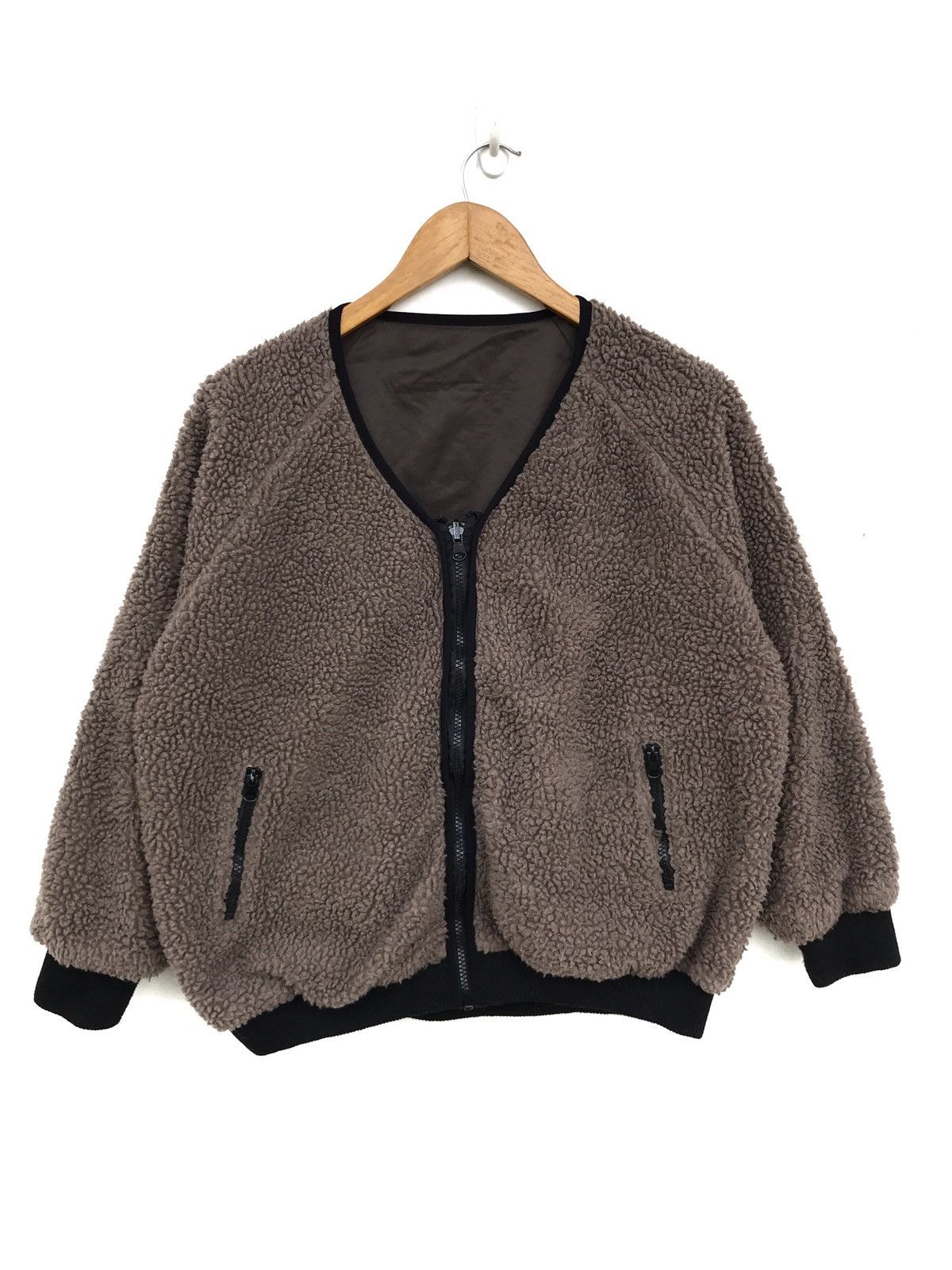 Japanese Brand Japanese Archives Reversible Nylon Sherpa Fleece Jacket Size US S / EU 44-46 / 1 - 1 Thumbnail