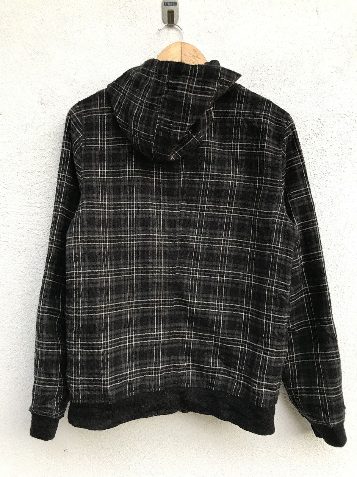 HARE × Japanese Brand Japanese Brand HARE Hoodie Checked Zipper Sweatshirt Jacket Size US S / EU 44-46 / 1 - 3 Thumbnail