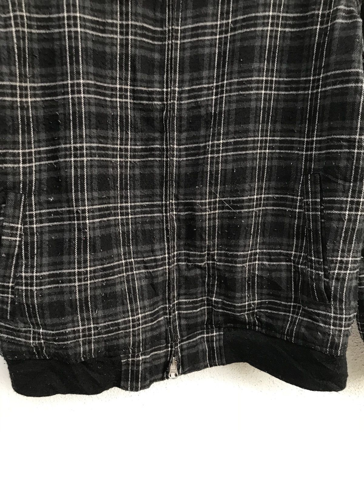 HARE × Japanese Brand Japanese Brand HARE Hoodie Checked Zipper Sweatshirt Jacket Size US S / EU 44-46 / 1 - 6 Thumbnail