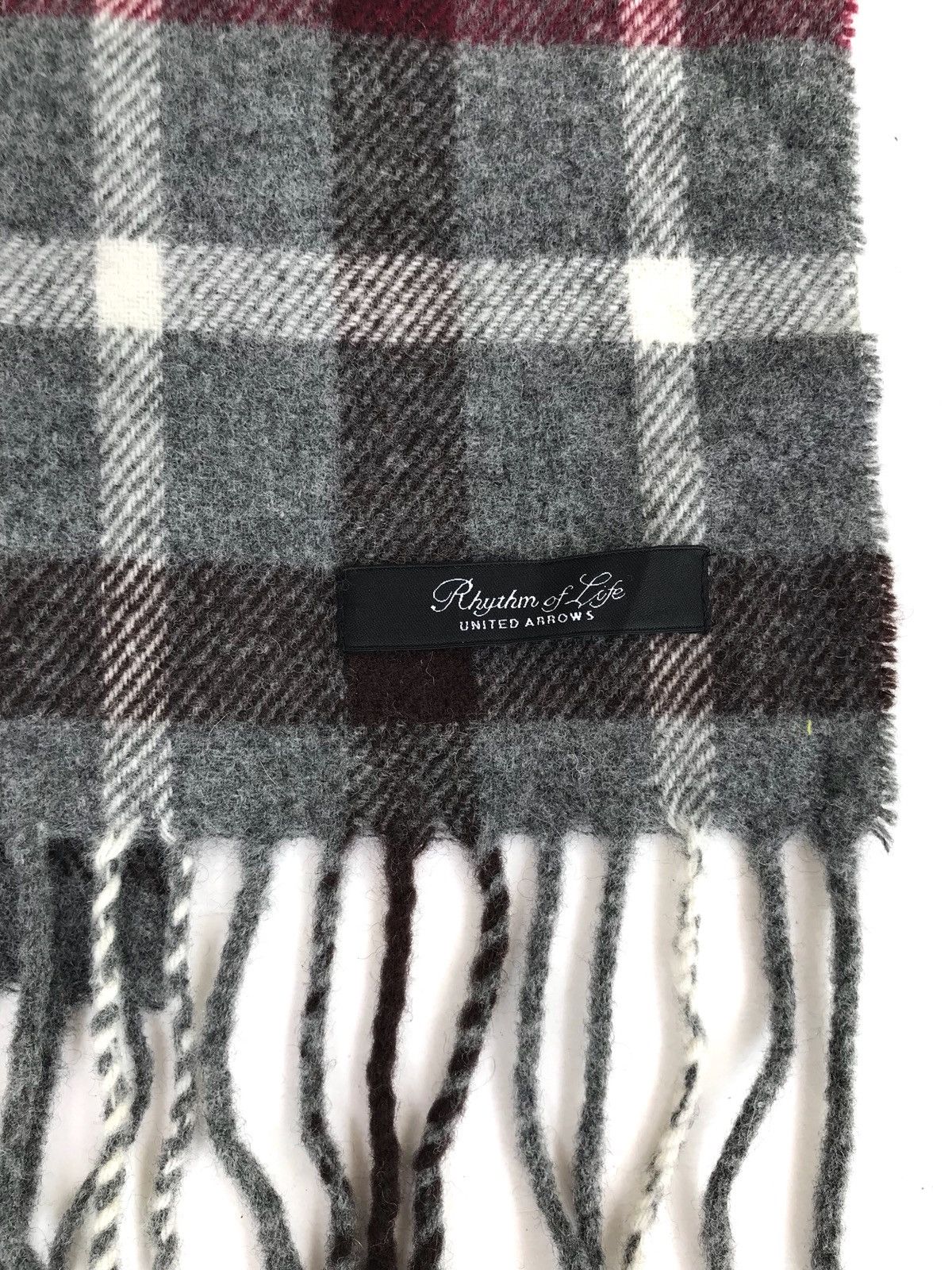 United Arrows Rhythm Of Life United Arrows Lambwool Scarf Muffler Size ONE SIZE - 2 Thumbnail