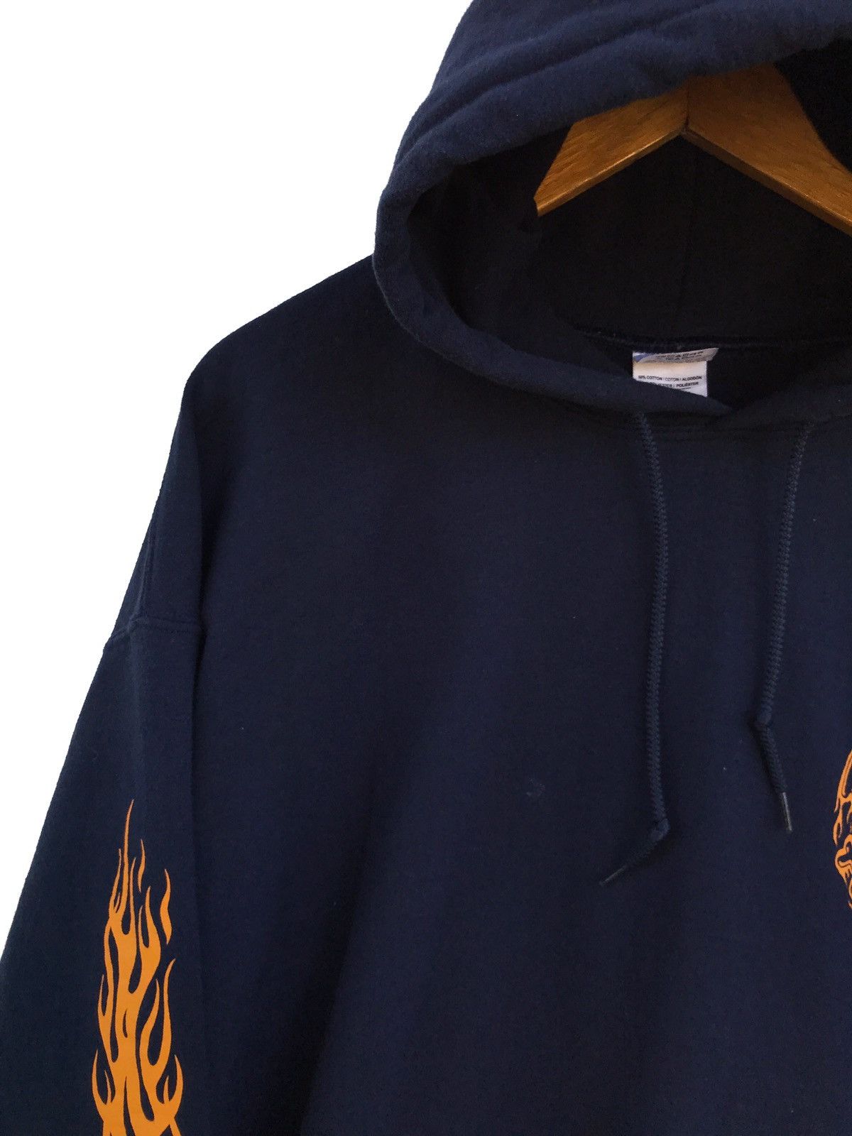 Japanese Brand Japanese Brand Dizzy Sunfist Fire Hoodie Sweatshirt Size US XL / EU 56 / 4 - 7 Thumbnail