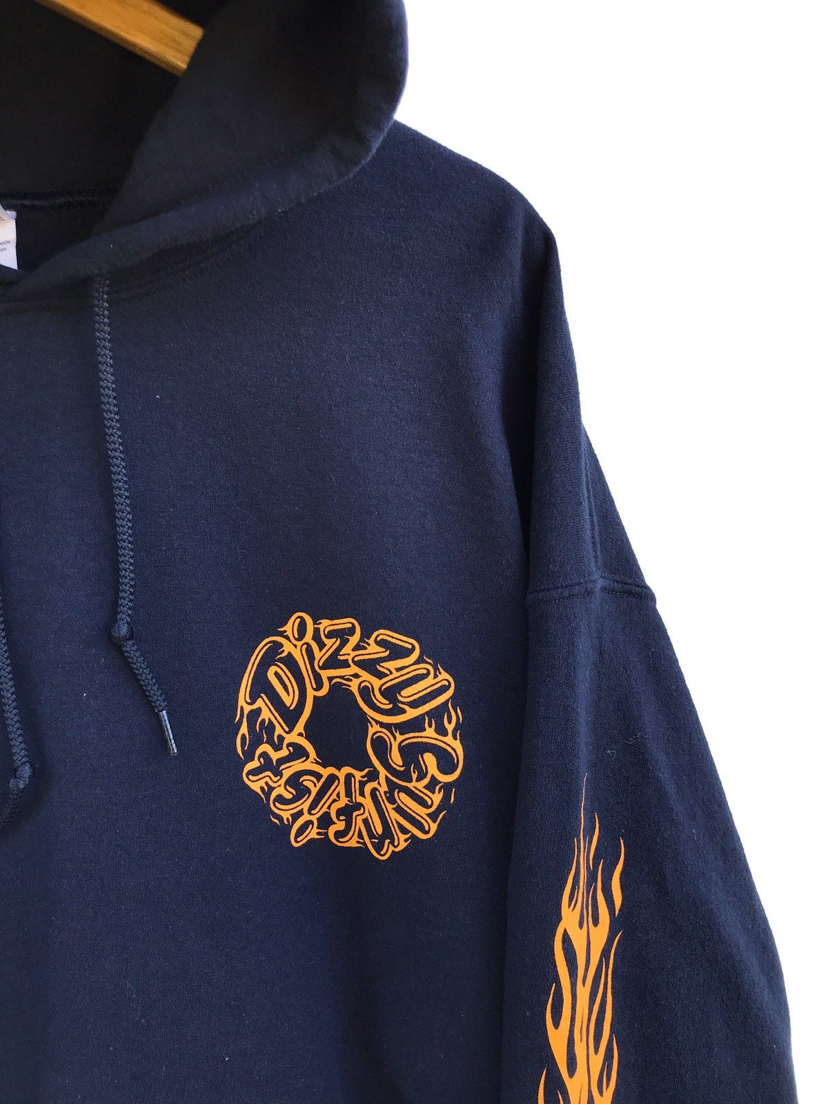 Japanese Brand Japanese Brand Dizzy Sunfist Fire Hoodie Sweatshirt Size US XL / EU 56 / 4 - 4 Thumbnail