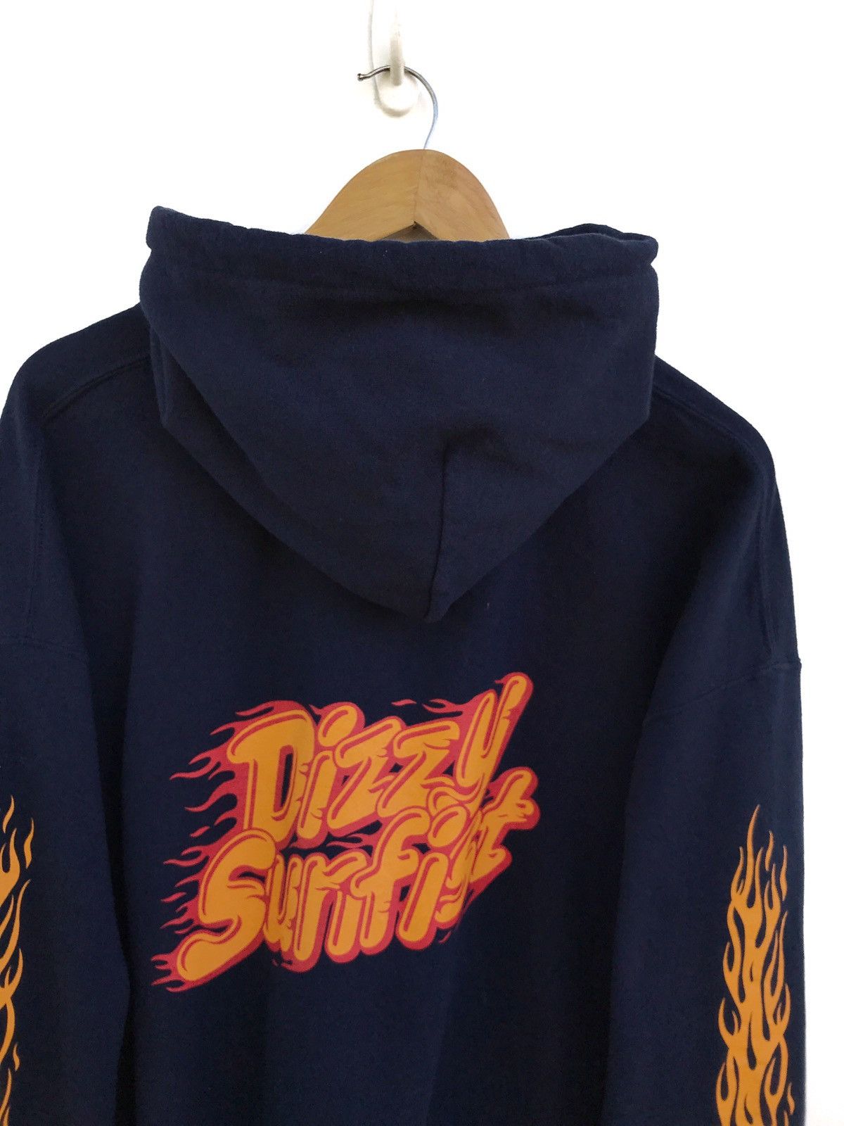 Japanese Brand Japanese Brand Dizzy Sunfist Fire Hoodie Sweatshirt Size US XL / EU 56 / 4 - 3 Thumbnail