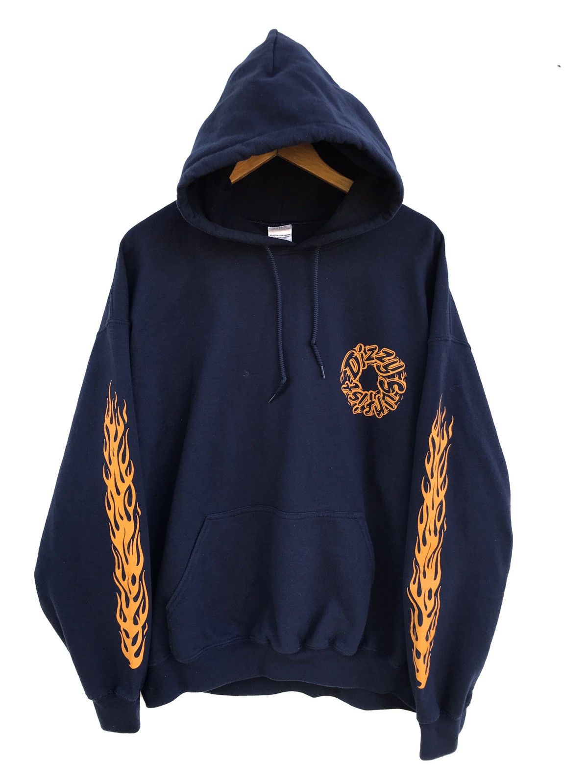 Japanese Brand Japanese Brand Dizzy Sunfist Fire Hoodie Sweatshirt Size US XL / EU 56 / 4 - 2 Thumbnail