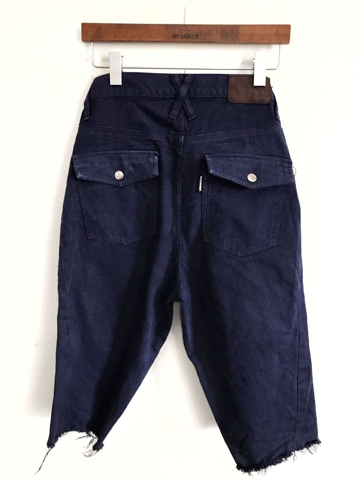 Japanese Brand Ehyphen World Gallery Made In Japan Distressed Cropped Size US 31 - 4 Thumbnail