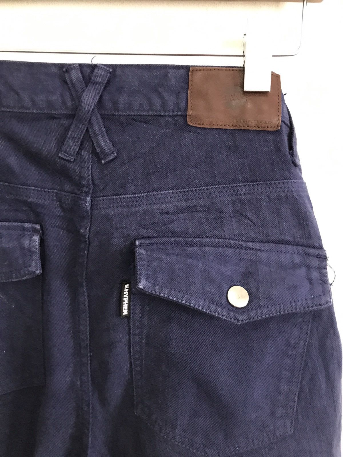 Japanese Brand Ehyphen World Gallery Made In Japan Distressed Cropped Size US 31 - 3 Thumbnail