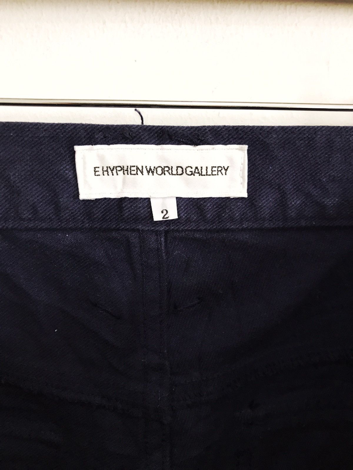 Japanese Brand Ehyphen World Gallery Made In Japan Distressed Cropped Size US 31 - 6 Thumbnail