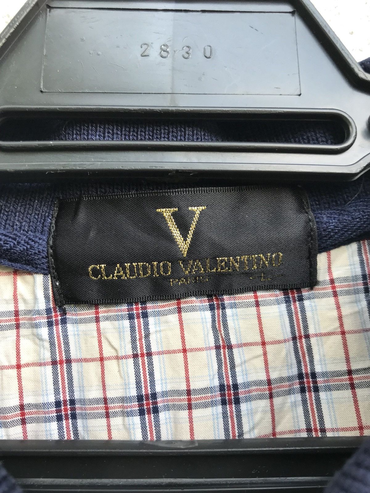 Valentino Vintage CLAUDIO VELENTINO PARIS Half Neck Button Pullover Size US L / EU 52-54 / 3 - 4 Thumbnail