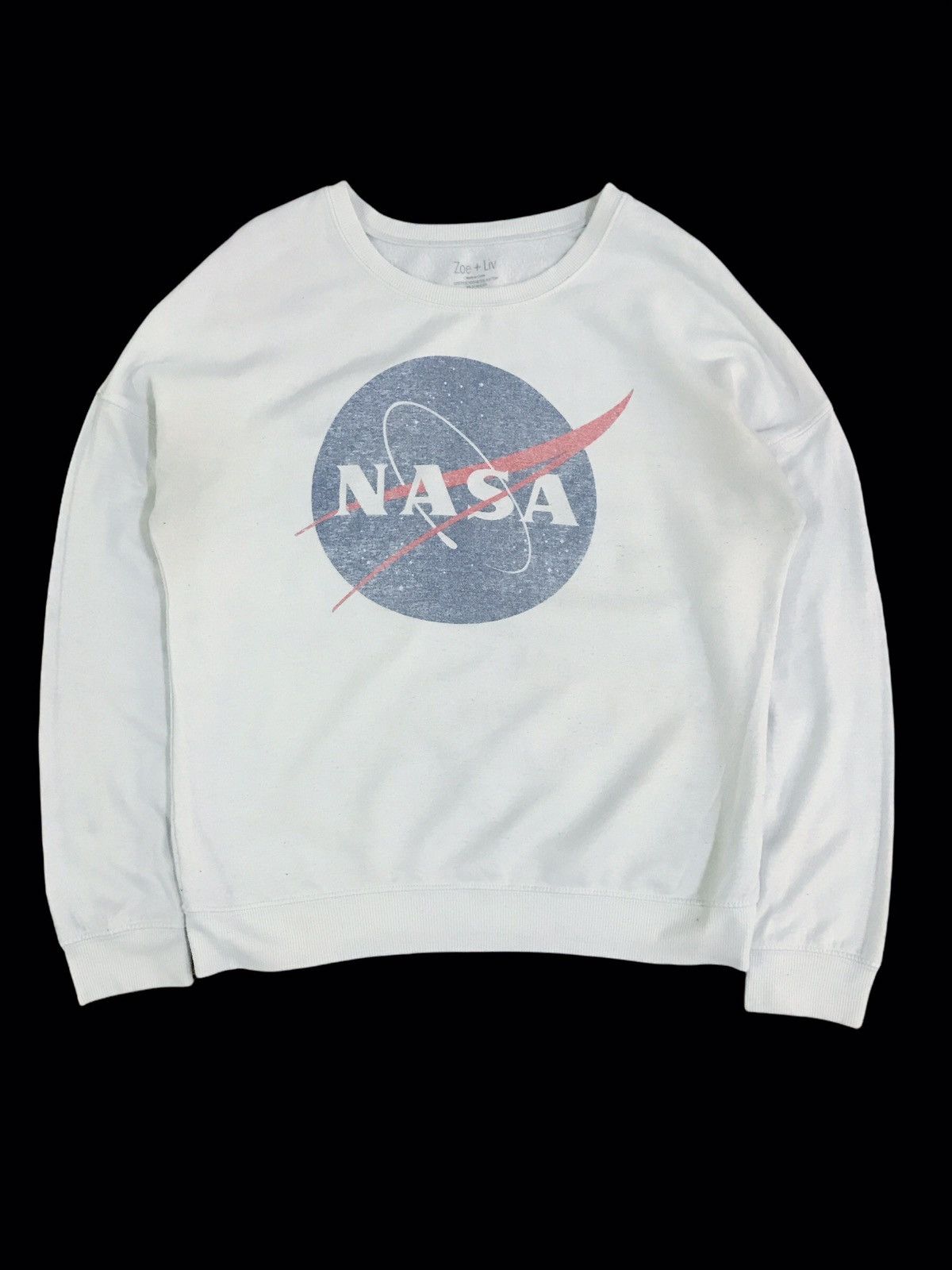 Japanese Brand × NASA NASA x Zoe + Liv Big Logo Sweatshirt Size US S / EU 44-46 / 1 - 1 Thumbnail
