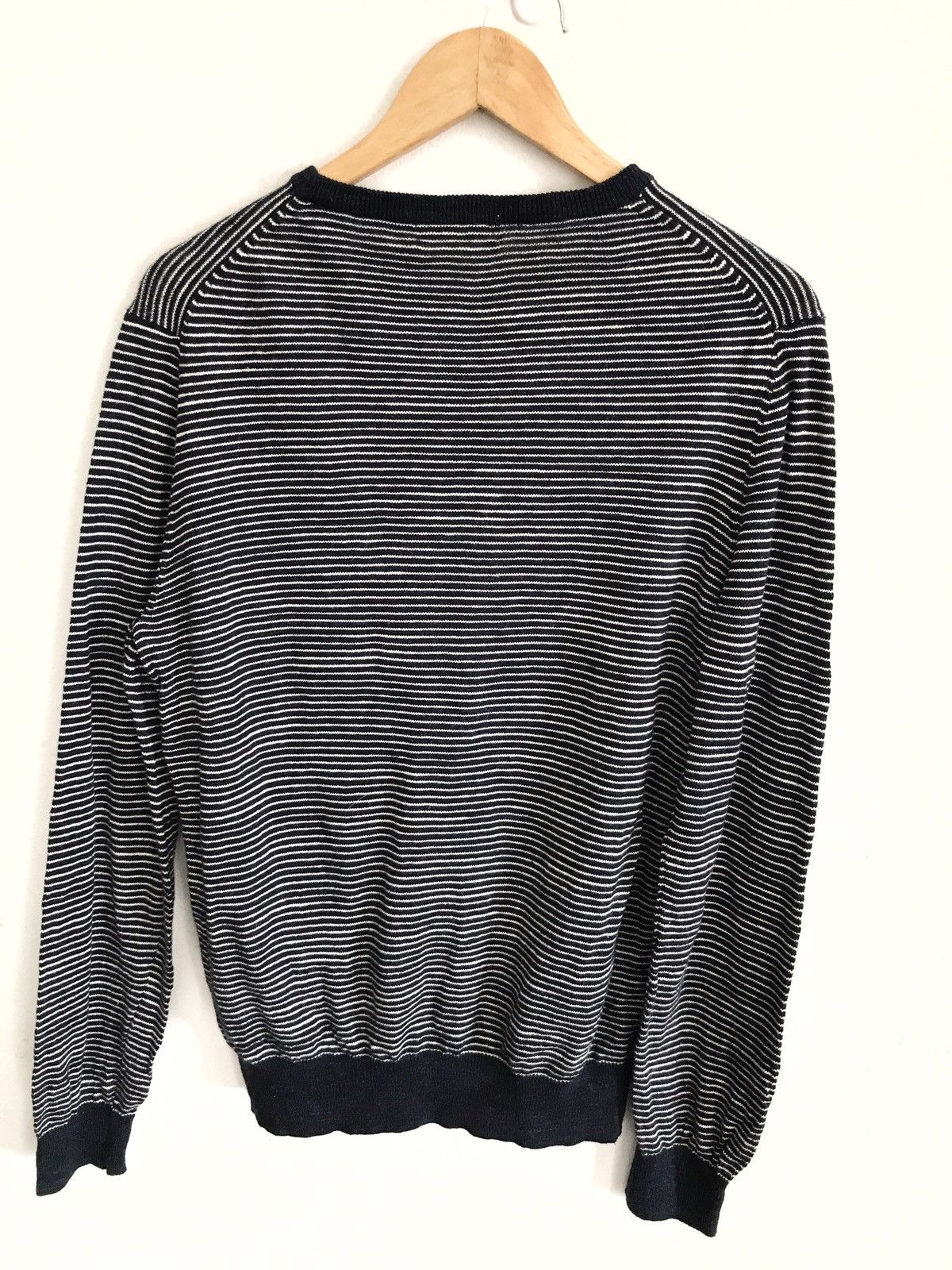 Japanese Brand Back Number Stripes Long Sleeve Kurt Cobain Style Size US M / EU 48-50 / 2 - 3 Thumbnail