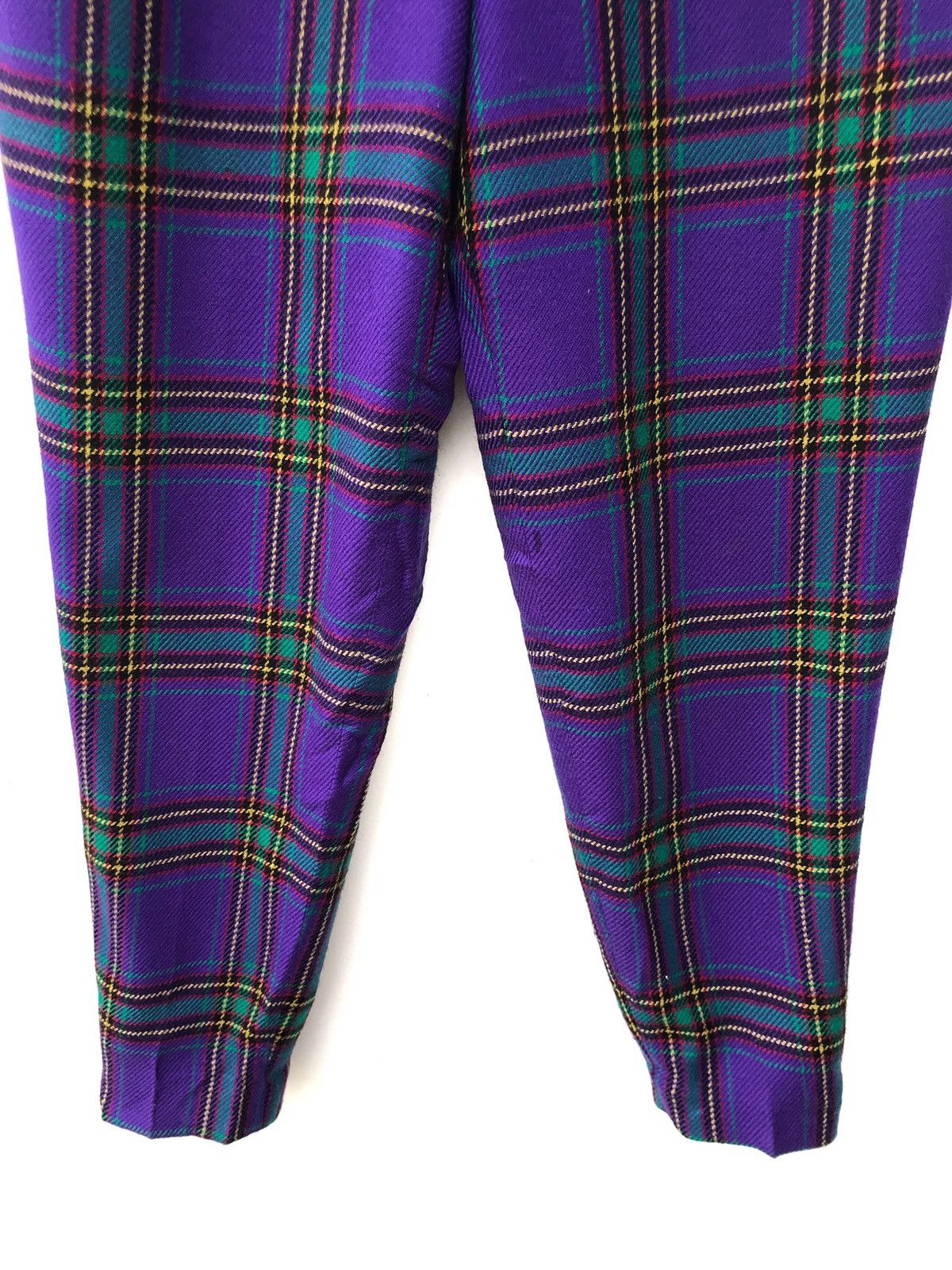 Japanese Brand Vintage Japanese Trois Wool Checked Baggy Pants Size US 26 / EU 42 - 5 Thumbnail