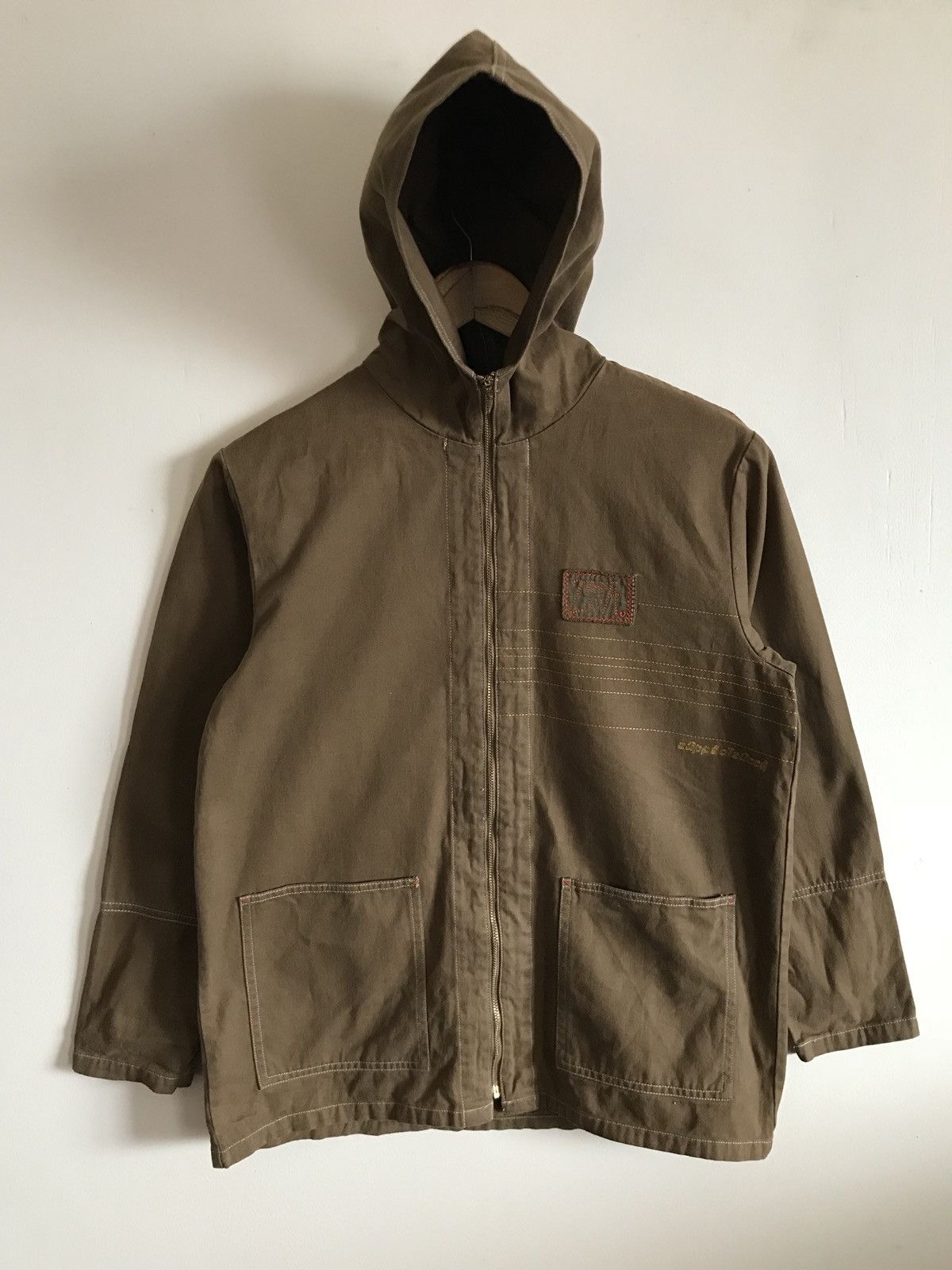 CABANE de ZUCCa Zucca Embroidered Logo Hoodie Jacket Size US S / EU 44-46 / 1 - 1 Thumbnail