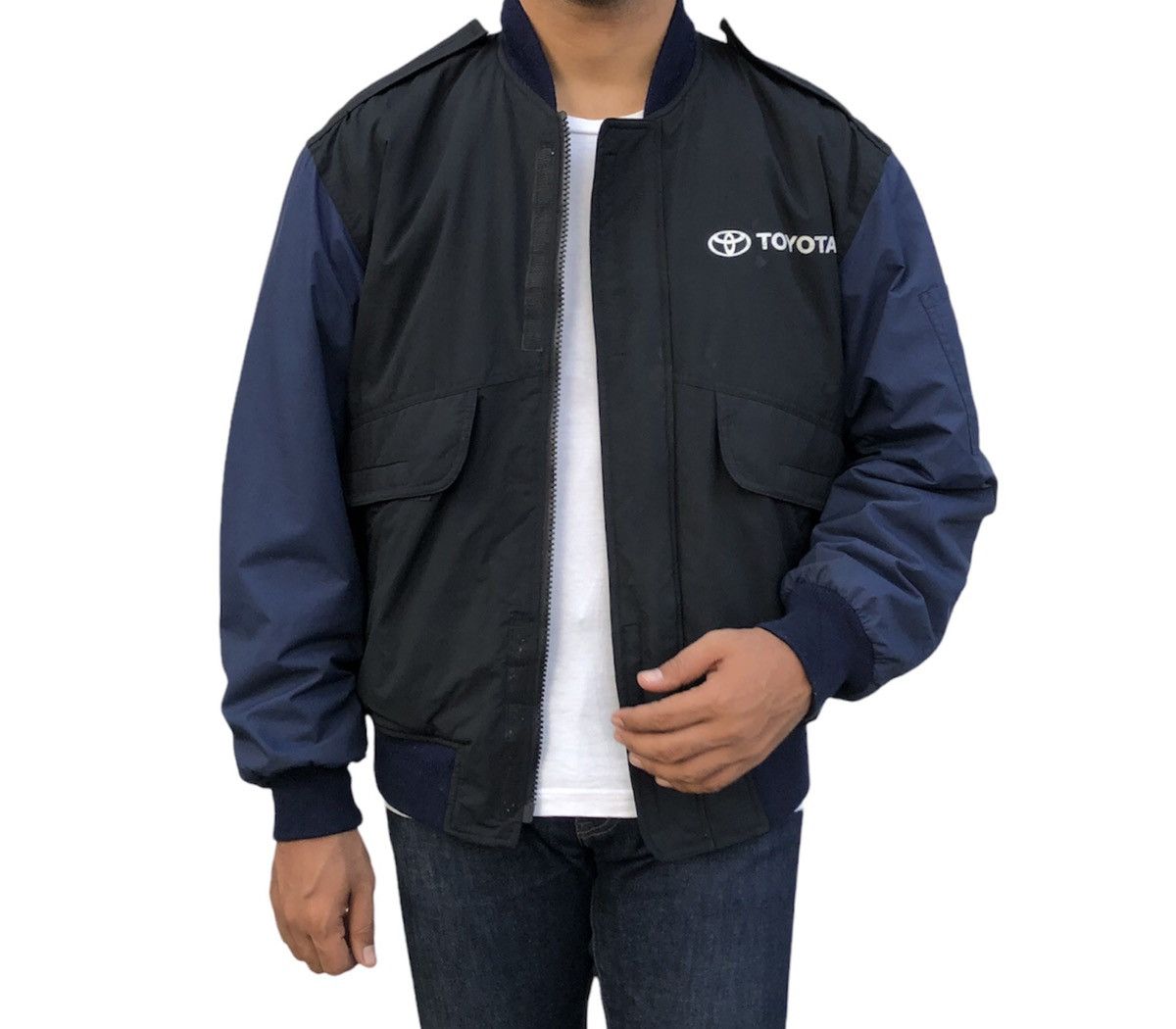 Vintage Vintage Toyata Techno Racing Bombers Jacket Size US L / EU 52-54 / 3 - 2 Thumbnail