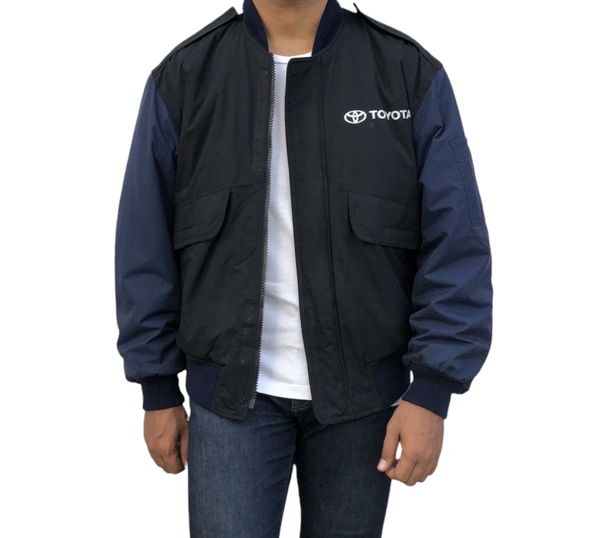 Vintage Vintage Toyata Techno Racing Bombers Jacket Size US L / EU 52-54 / 3 - 3 Thumbnail