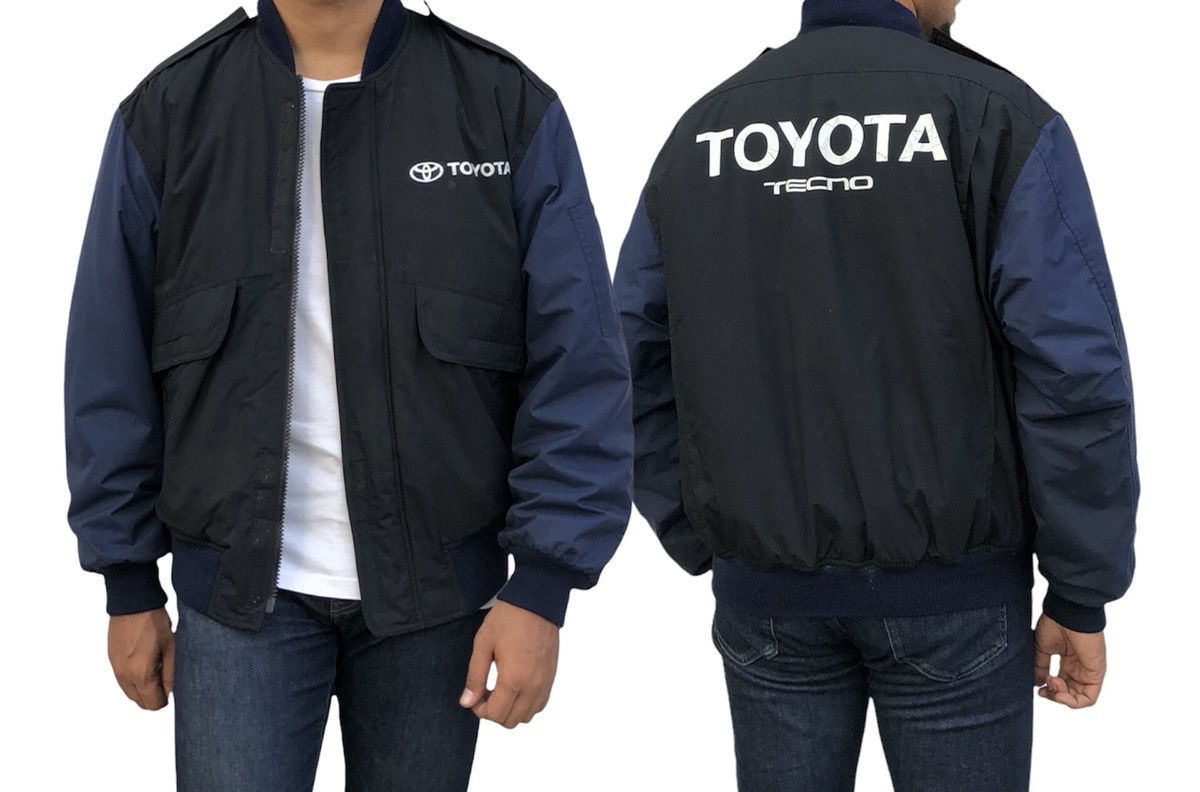 Vintage Vintage Toyata Techno Racing Bombers Jacket Size US L / EU 52-54 / 3 - 1 Thumbnail