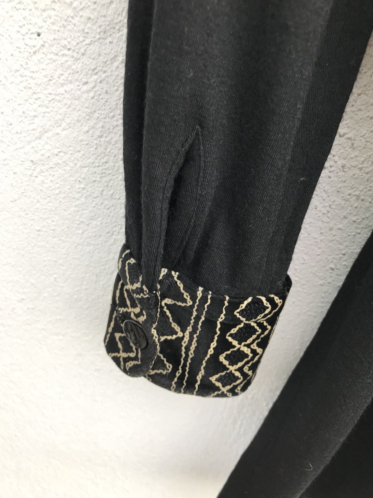 Designer × Japanese Brand Deux Viviere Black Embroidered Tribal Design Size US L / EU 52-54 / 3 - 8 Thumbnail