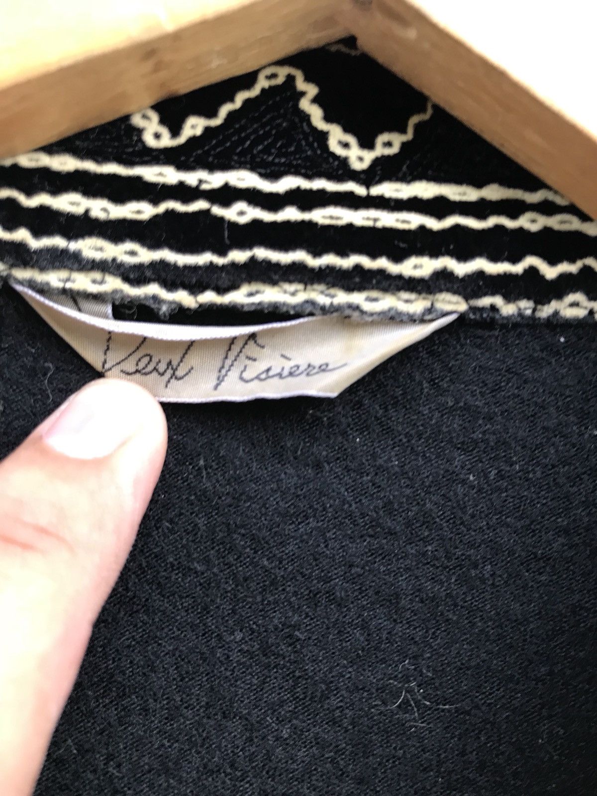 Designer × Japanese Brand Deux Viviere Black Embroidered Tribal Design Size US L / EU 52-54 / 3 - 12 Thumbnail