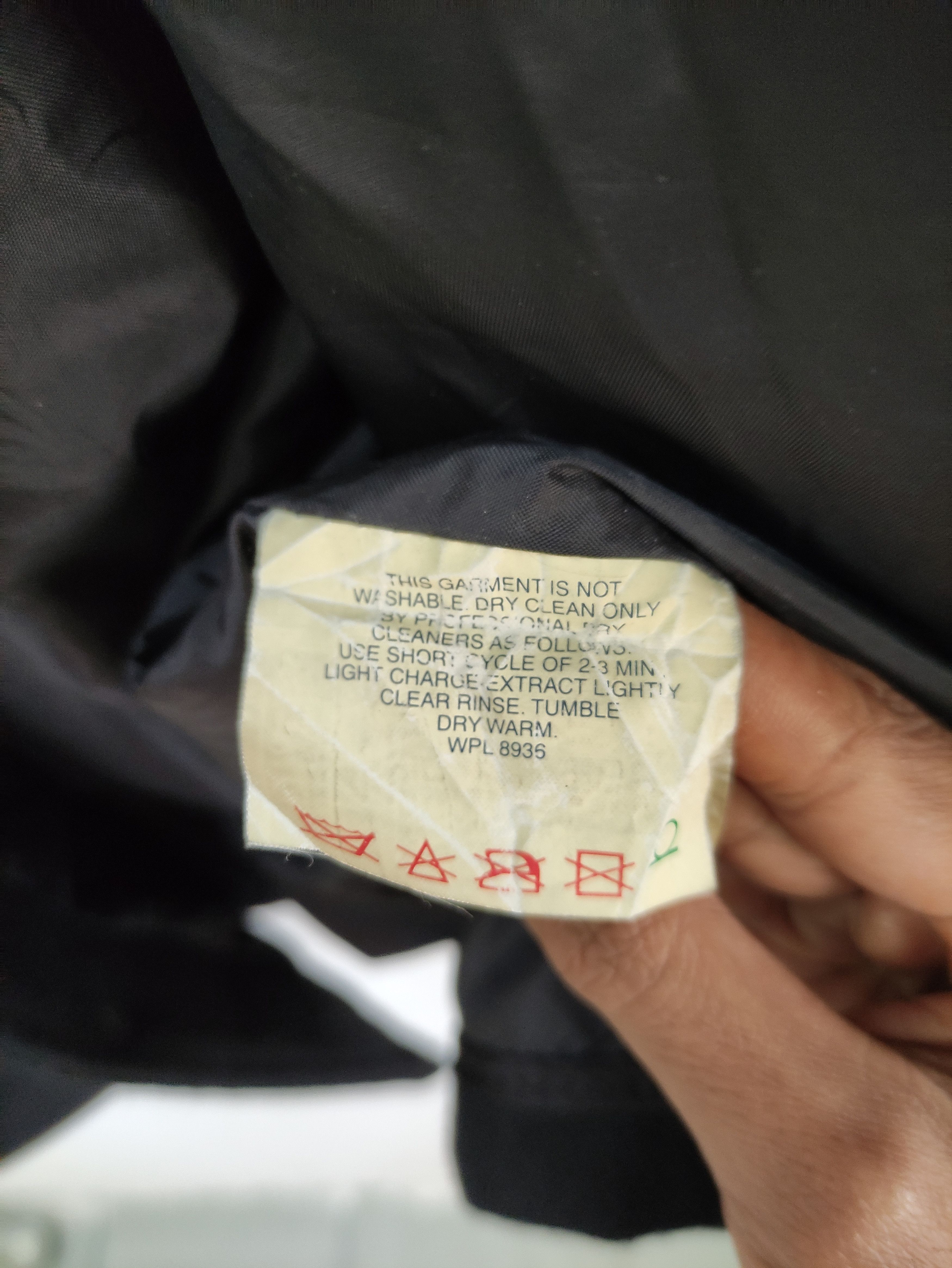 Delong × Vintage Vintage DeLong Black Blank Wool Varsity Jacket Made in USA Size US L / EU 52-54 / 3 - 8 Thumbnail