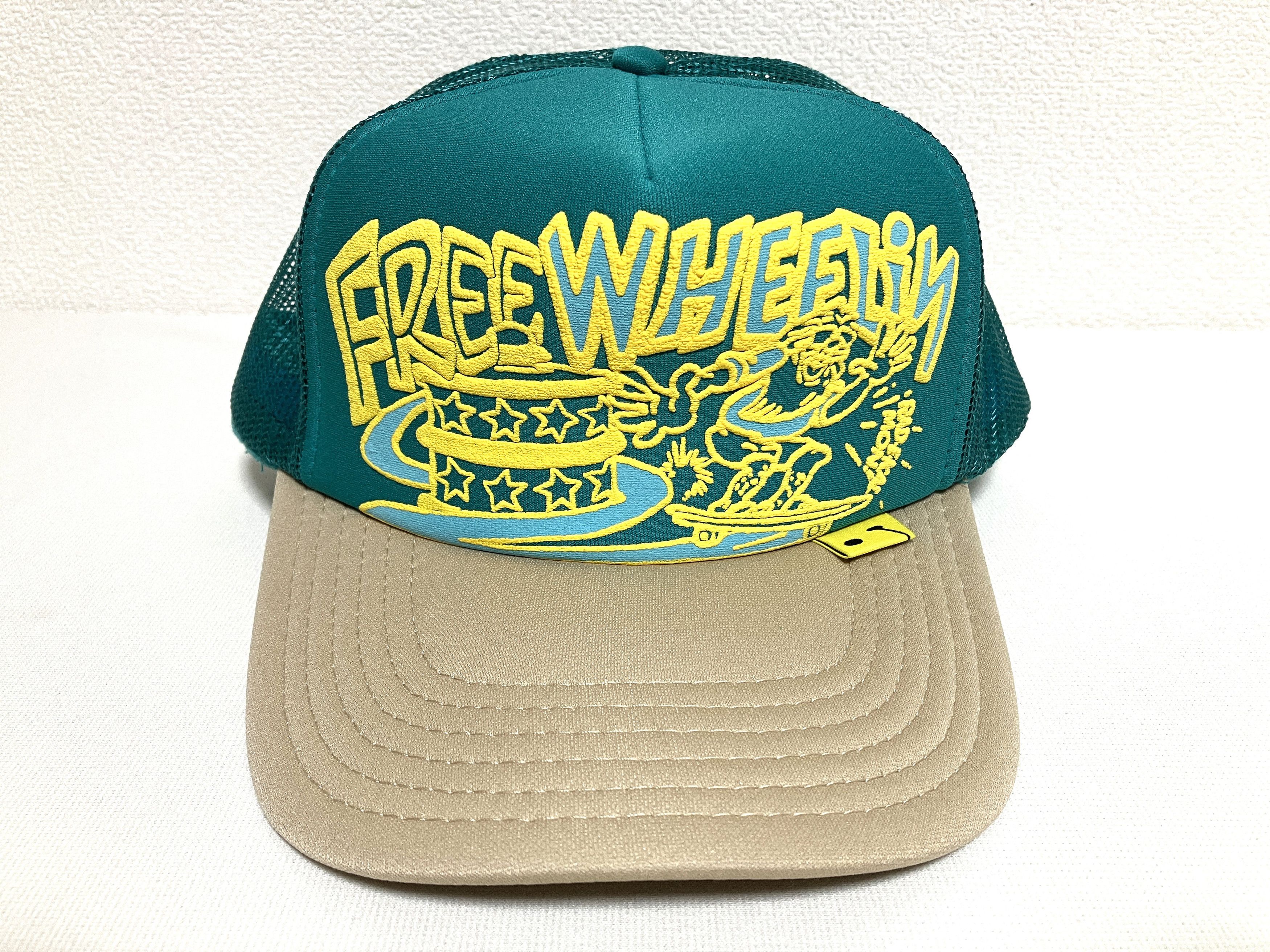 Kapital kapital FREE WHEELIN truck cap hat trucker blue beige Size ONE SIZE - 2 Thumbnail