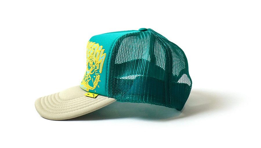 Kapital kapital FREE WHEELIN truck cap hat trucker blue beige Size ONE SIZE - 7 Thumbnail