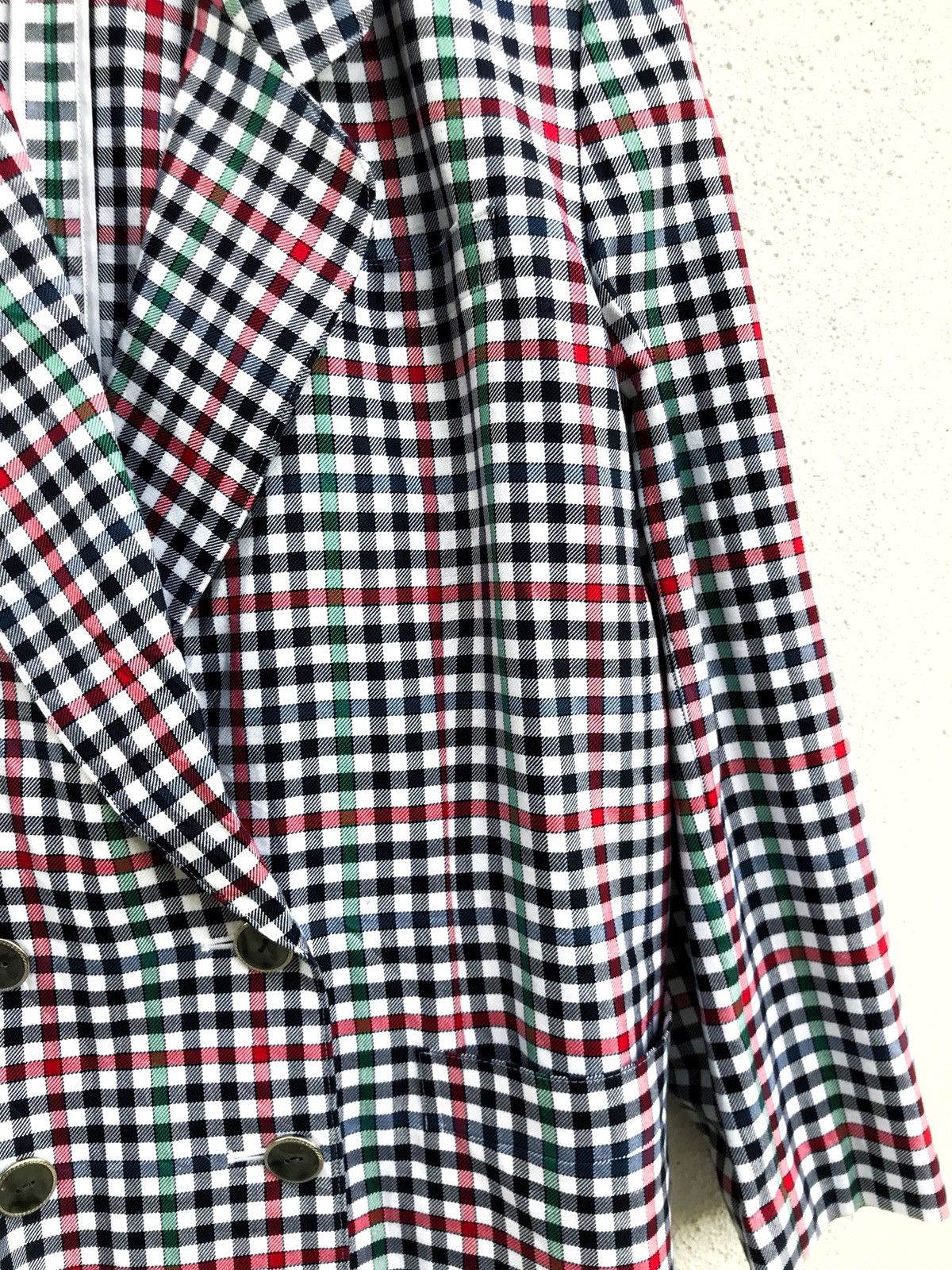 Designer × Japanese Brand Wurmser Paris France Checked Plaid Button Jacket Size US L / EU 52-54 / 3 - 4 Thumbnail
