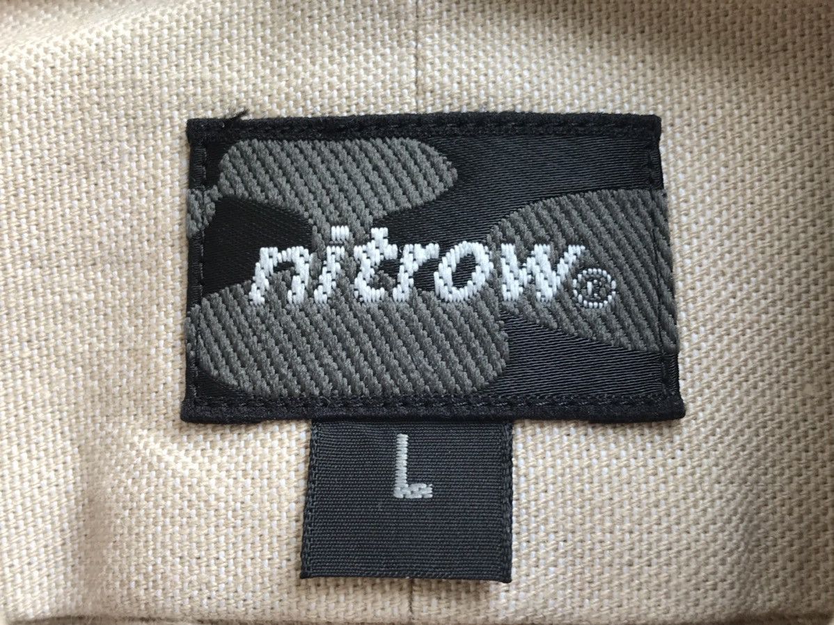 Japanese Brand NITROW Underground Heavy Cotton Oversize Shirt Size US L / EU 52-54 / 3 - 6 Thumbnail