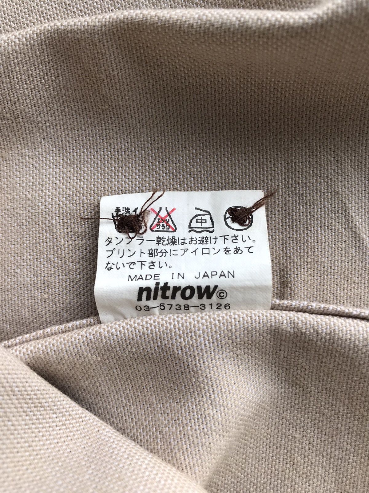 Japanese Brand NITROW Underground Heavy Cotton Oversize Shirt Size US L / EU 52-54 / 3 - 3 Thumbnail