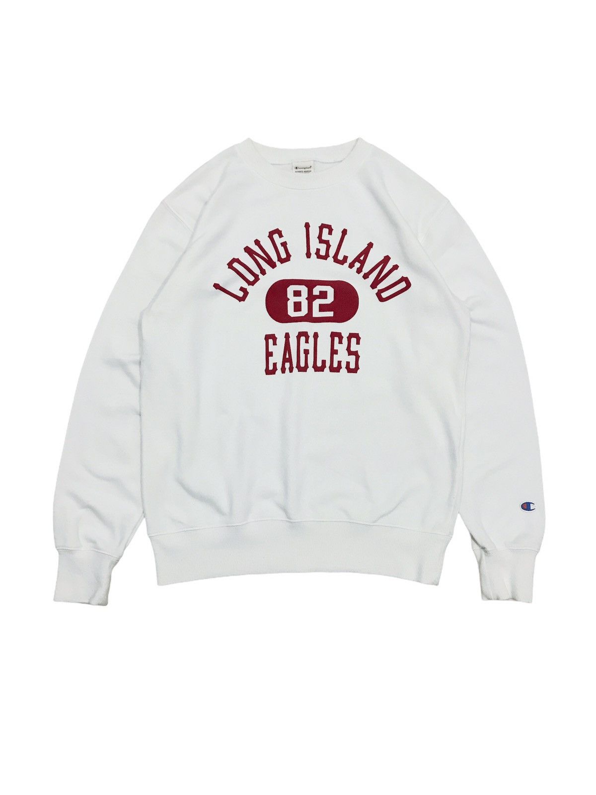 Champion Vintage Champion Long Island 82 Eagles Sweatshirt Size US S / EU 44-46 / 1 - 1 Thumbnail
