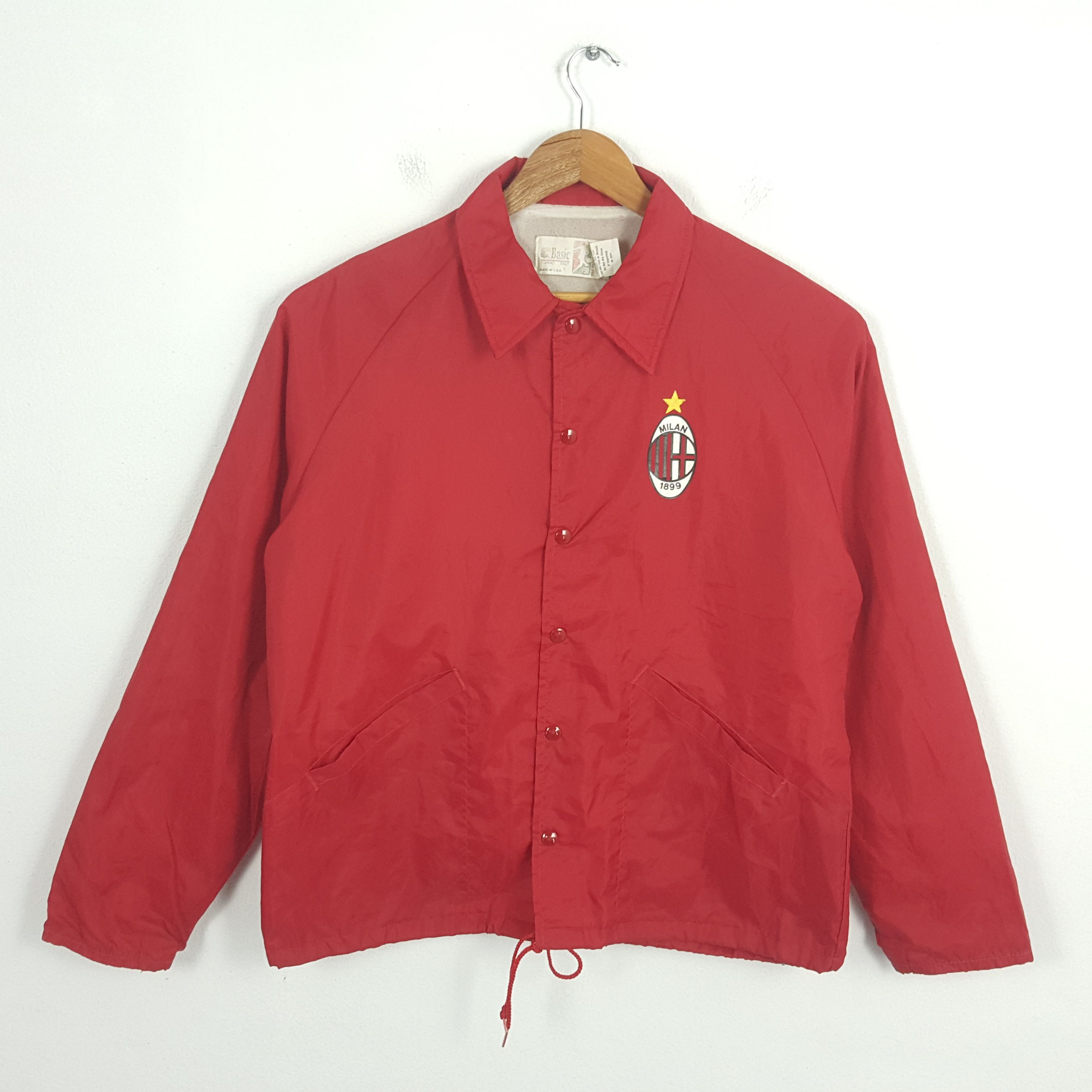 Vintage Vintage AC MILAN Italian football club rain Jacket | Grailed