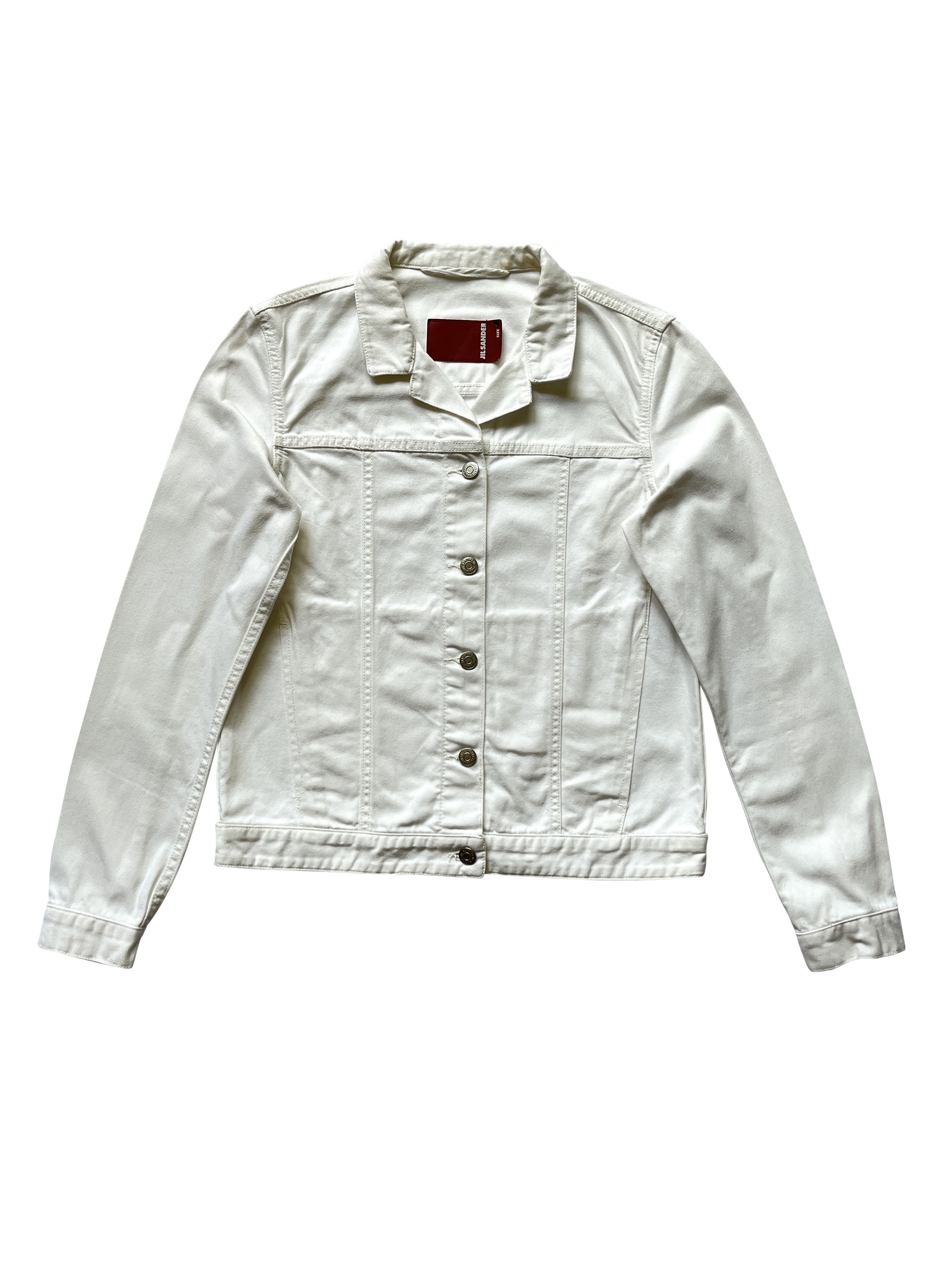 Jil Sander ⚡️QUICK SALE⚡️1990's Jil Sander White Denim Jean Jacket ...