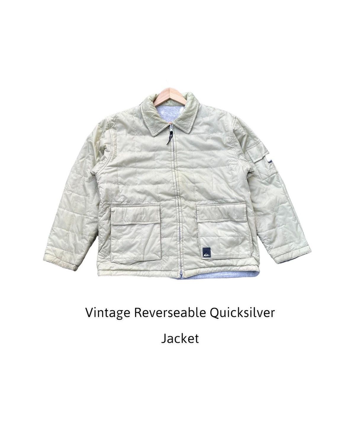 Quiksilver Vintage Quicksilver Reverseable Jacket Size US XL / EU 56 / 4 - 2 Thumbnail