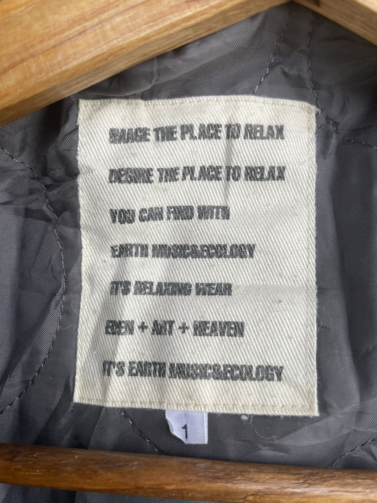 Japanese Brand Japanese Earth Music & Ecology Parka Jacket Size S / US 4 / IT 40 - 11 Thumbnail